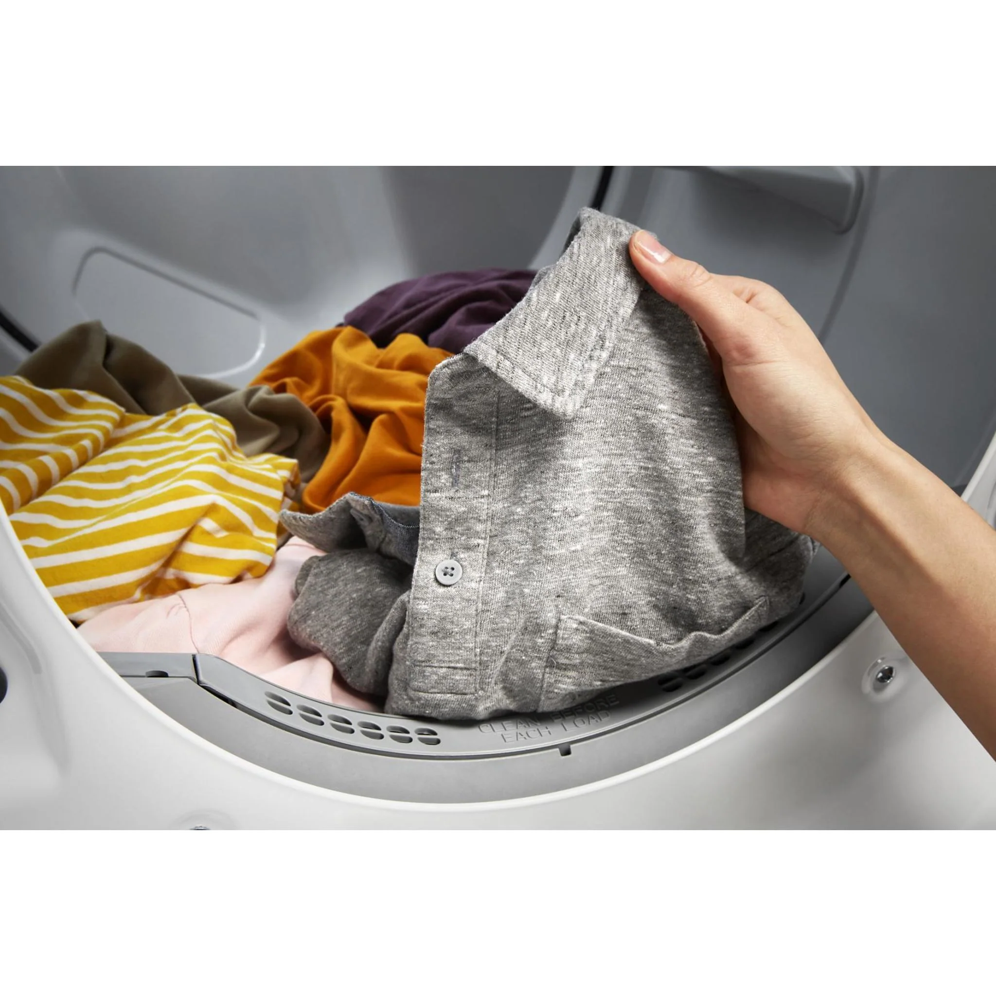 Whirlpool 7.4 cu. ft. Front Load Electric Dryer with Intuitive Touch Controls -White (YWED5620HW) - Image 7