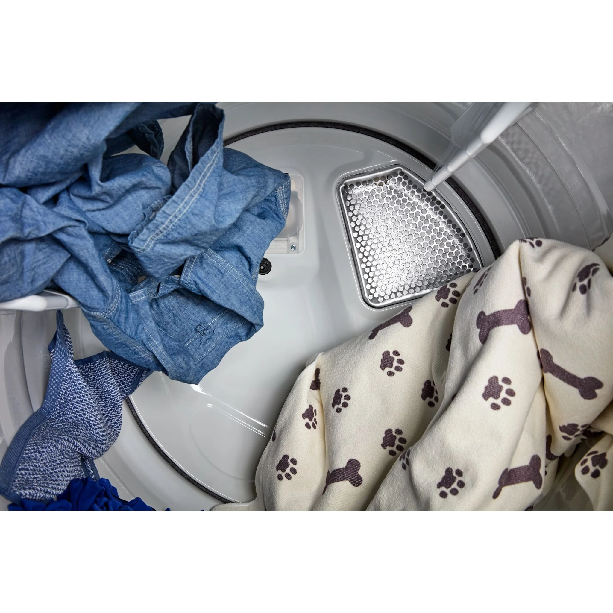 Maytag 7.4 Cu. Ft. Pet Pro Top Load Electric Dryer with Extra Power and Sanitize Cycle - White (YMED7205RW) - Image 6