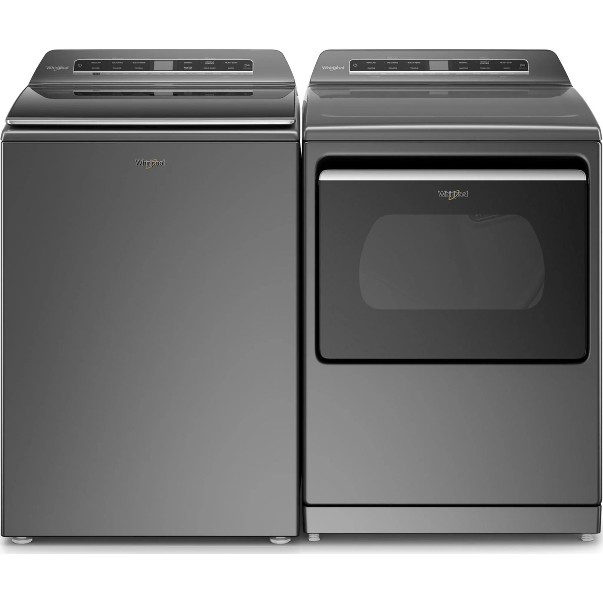 Whirlpool 7.4 cu. ft. Top Load Gas Dryer with Advanced Moisture Sensing -Chrome Shadow (WGD8127LC) - Image 14