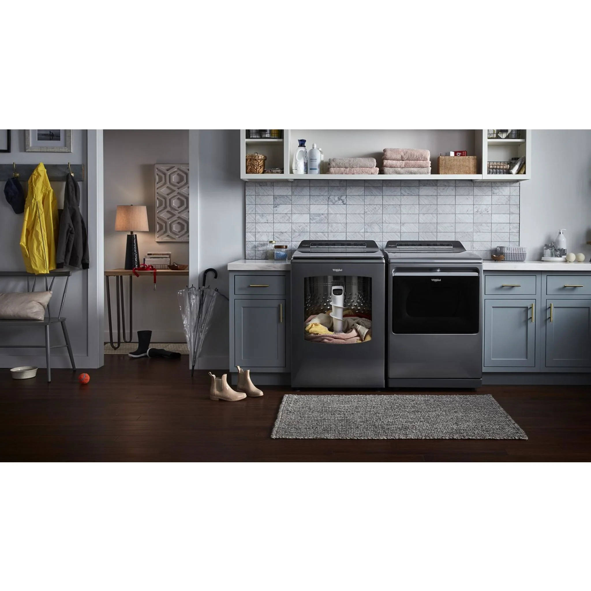 Whirlpool 7.4 cu. ft. Top Load Gas Dryer with Advanced Moisture Sensing -Chrome Shadow (WGD8127LC) - Image 21