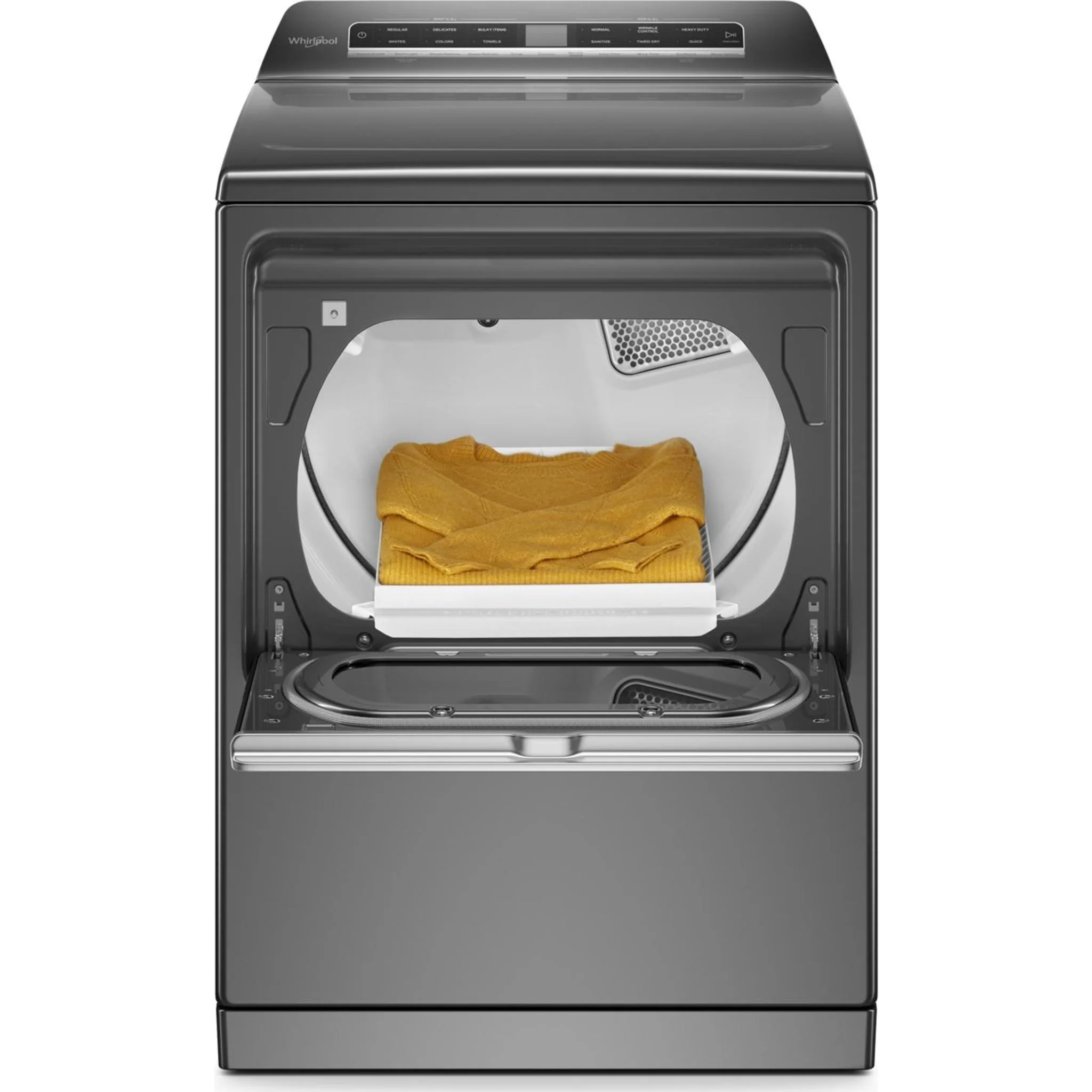 Whirlpool 7.4 cu. ft. Top Load Gas Dryer with Advanced Moisture Sensing -Chrome Shadow (WGD8127LC) - Image 26