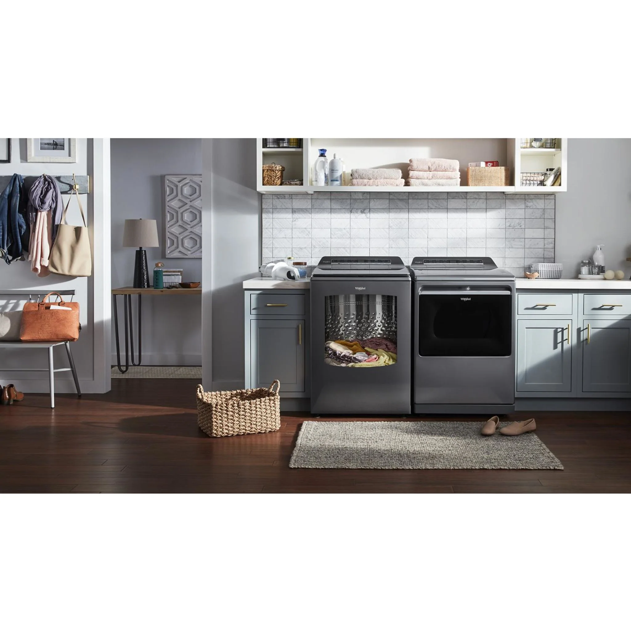 Whirlpool 7.4 cu. ft. Top Load Gas Dryer with Advanced Moisture Sensing -Chrome Shadow (WGD8127LC) - Image 31