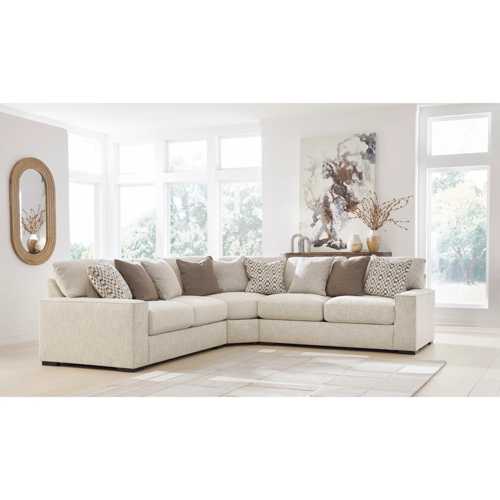 Abberson-Exclusive 3 Piece Sectional - Image 2