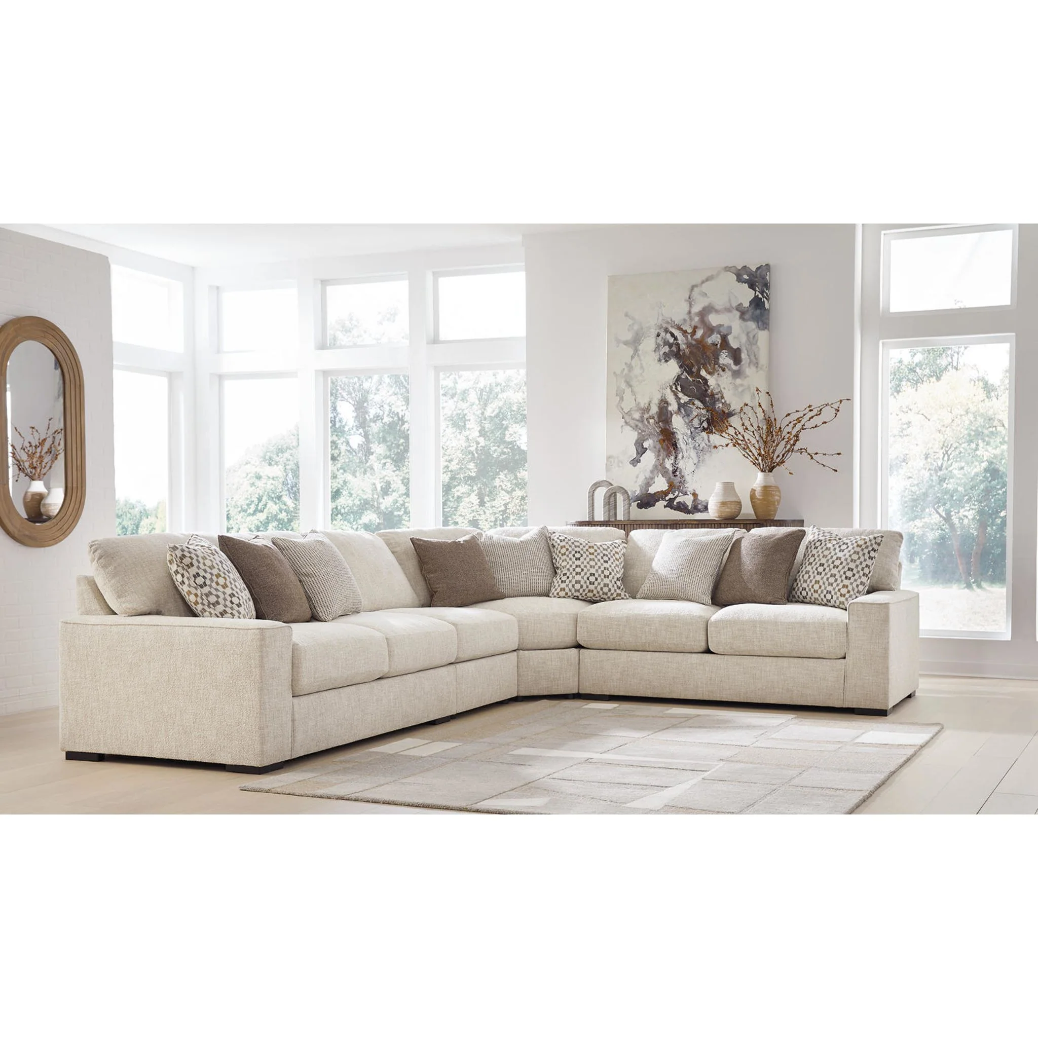 Abberson-Exclusive 4 Piece Sectional - Image 13