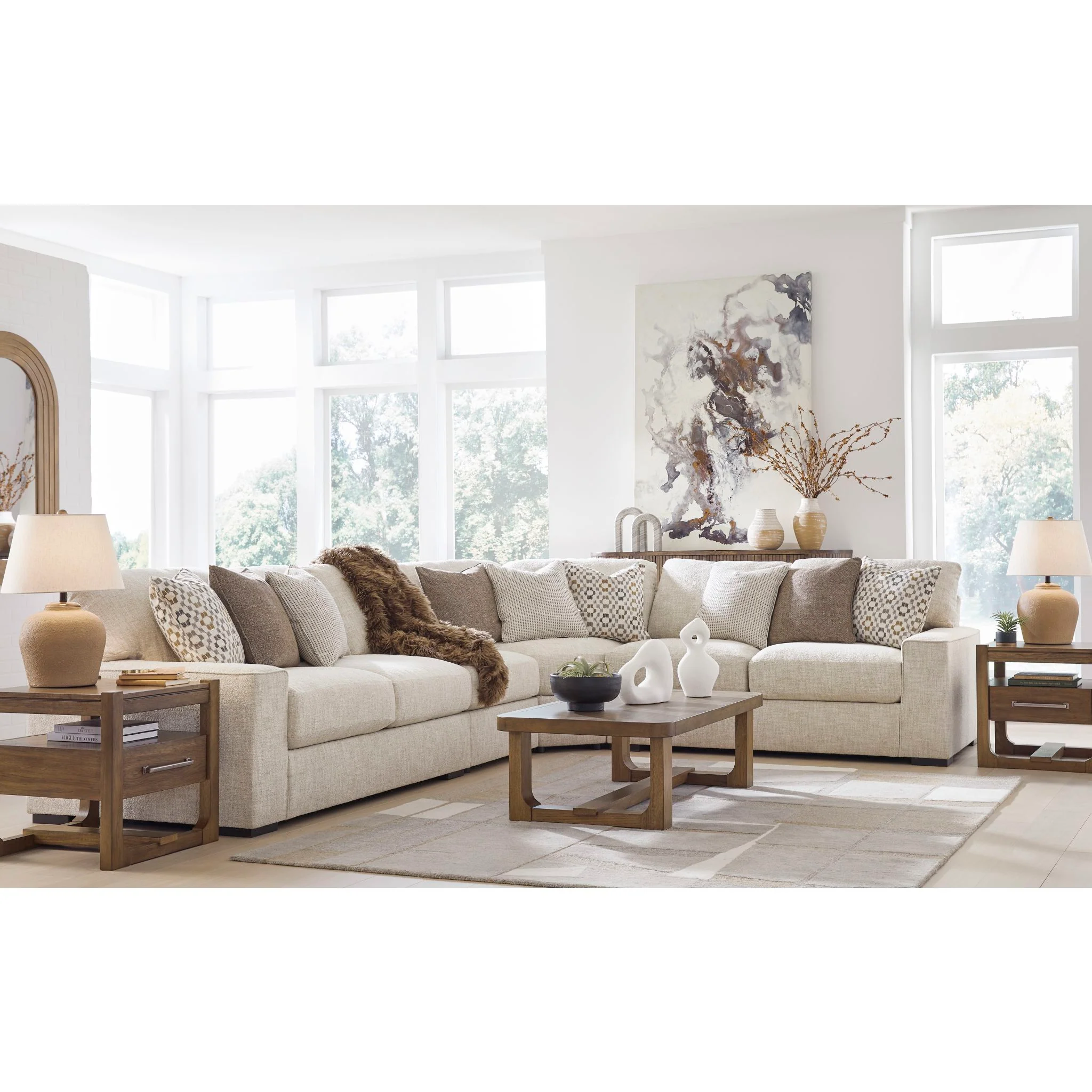 Abberson-Exclusive 4 Piece Sectional - Image 4