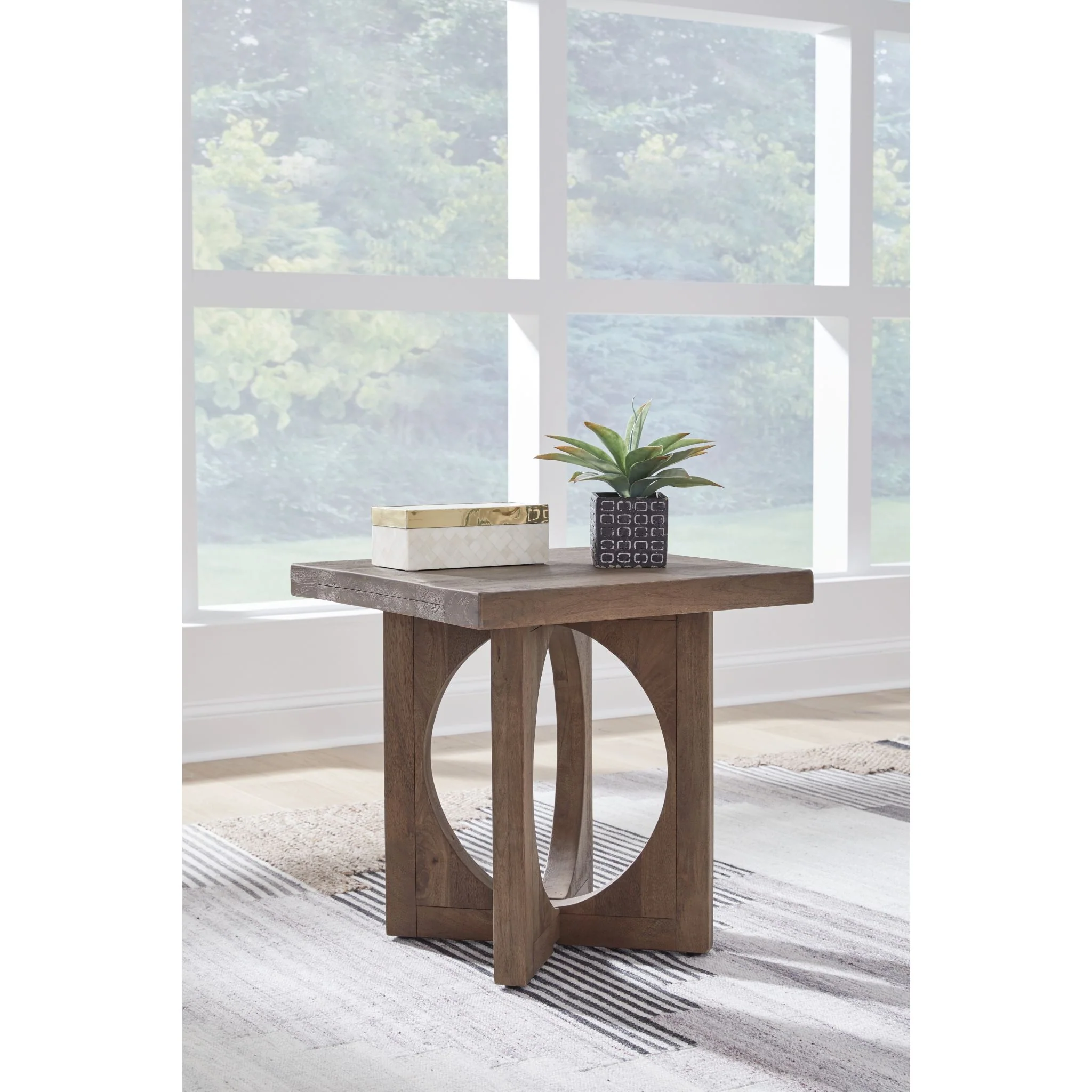 Abbianna Square End Table - Image 2