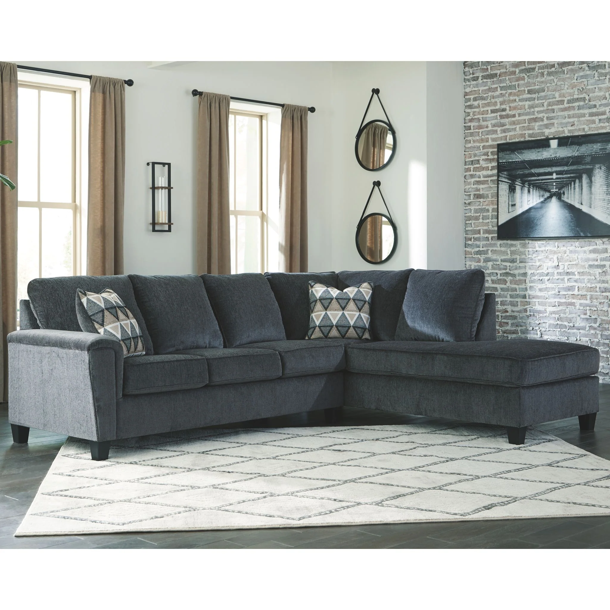 Abinger 2 Piece Sectional with Chaise - Image 2