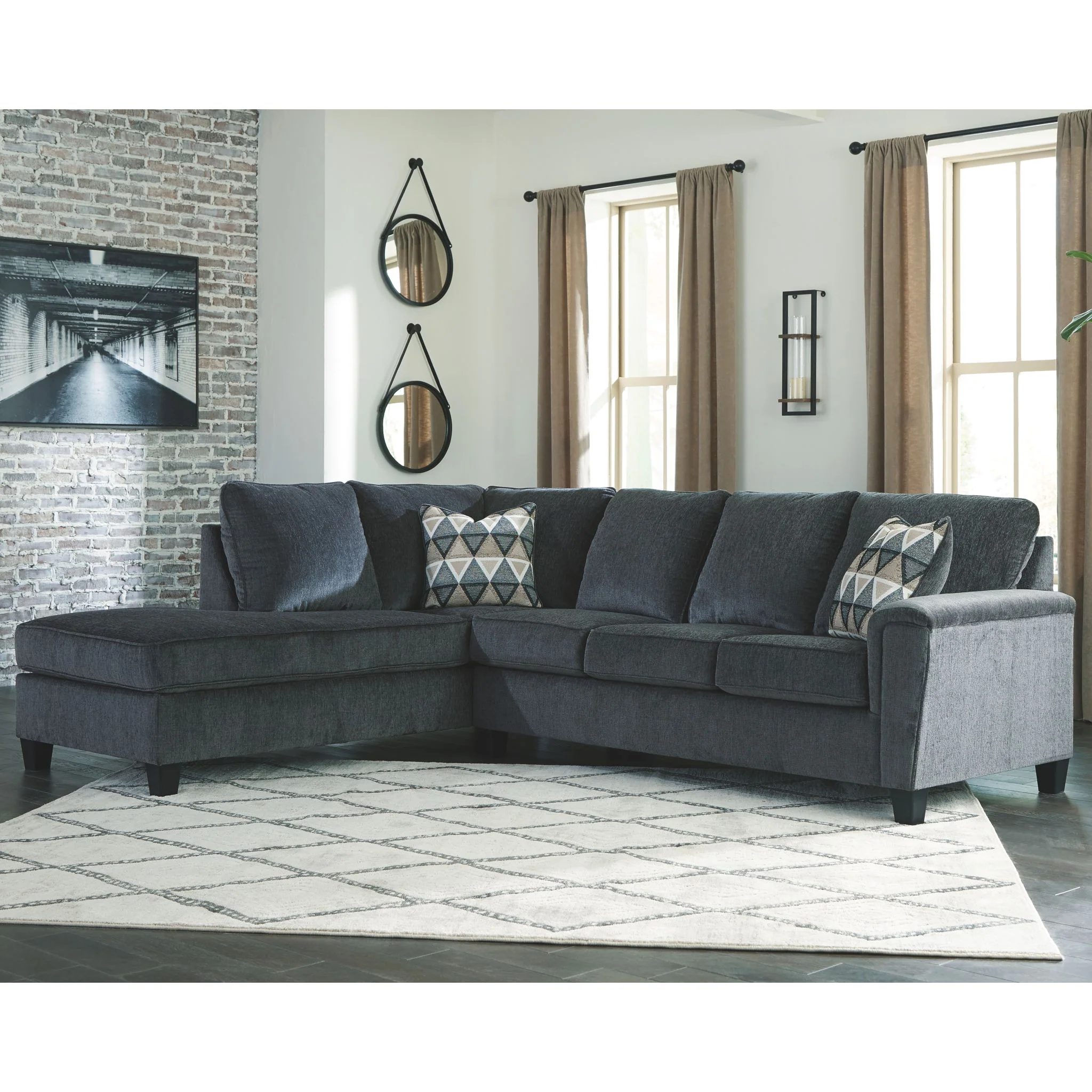 Abinger 2 Piece Sleeper Sectional with Chaise - Image 4