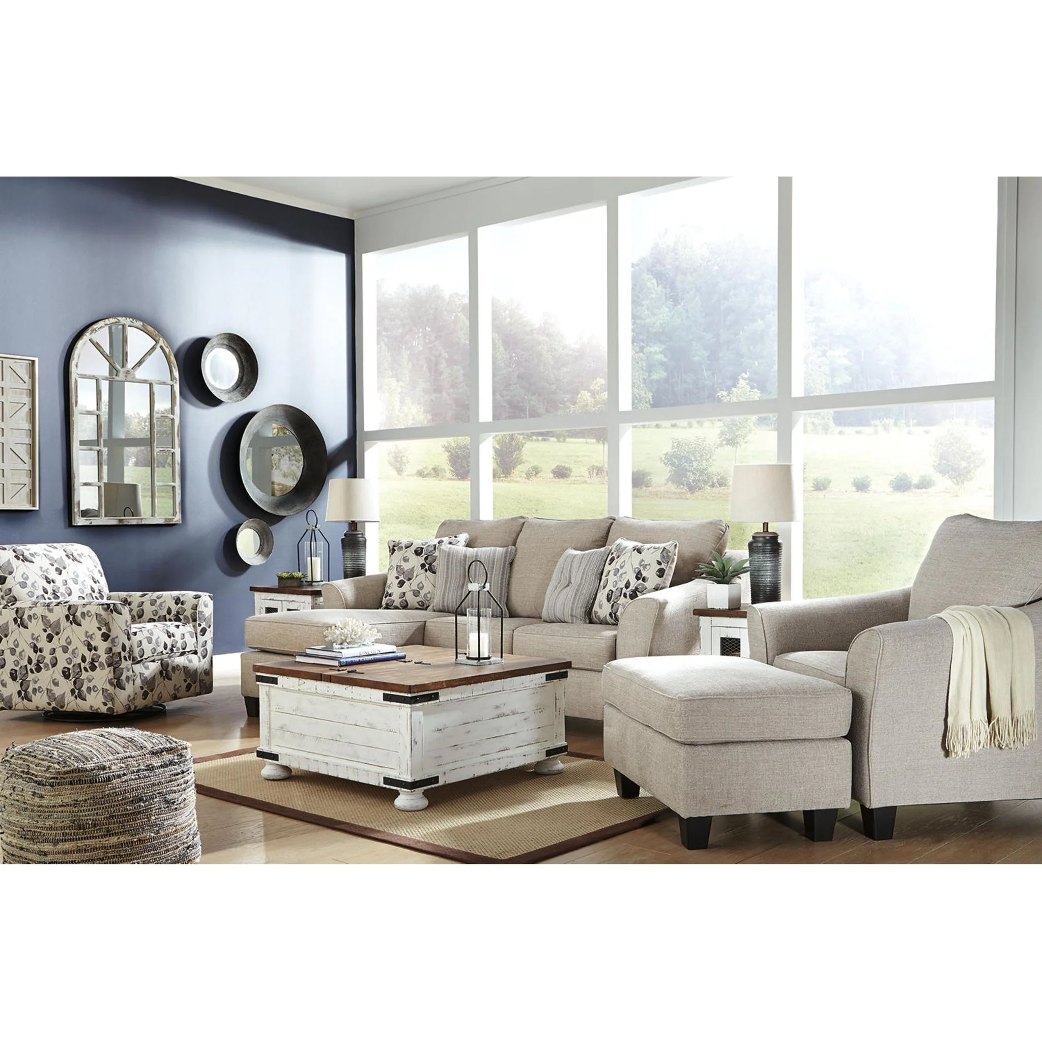 Abney Swivel Accent Chair - Image 6