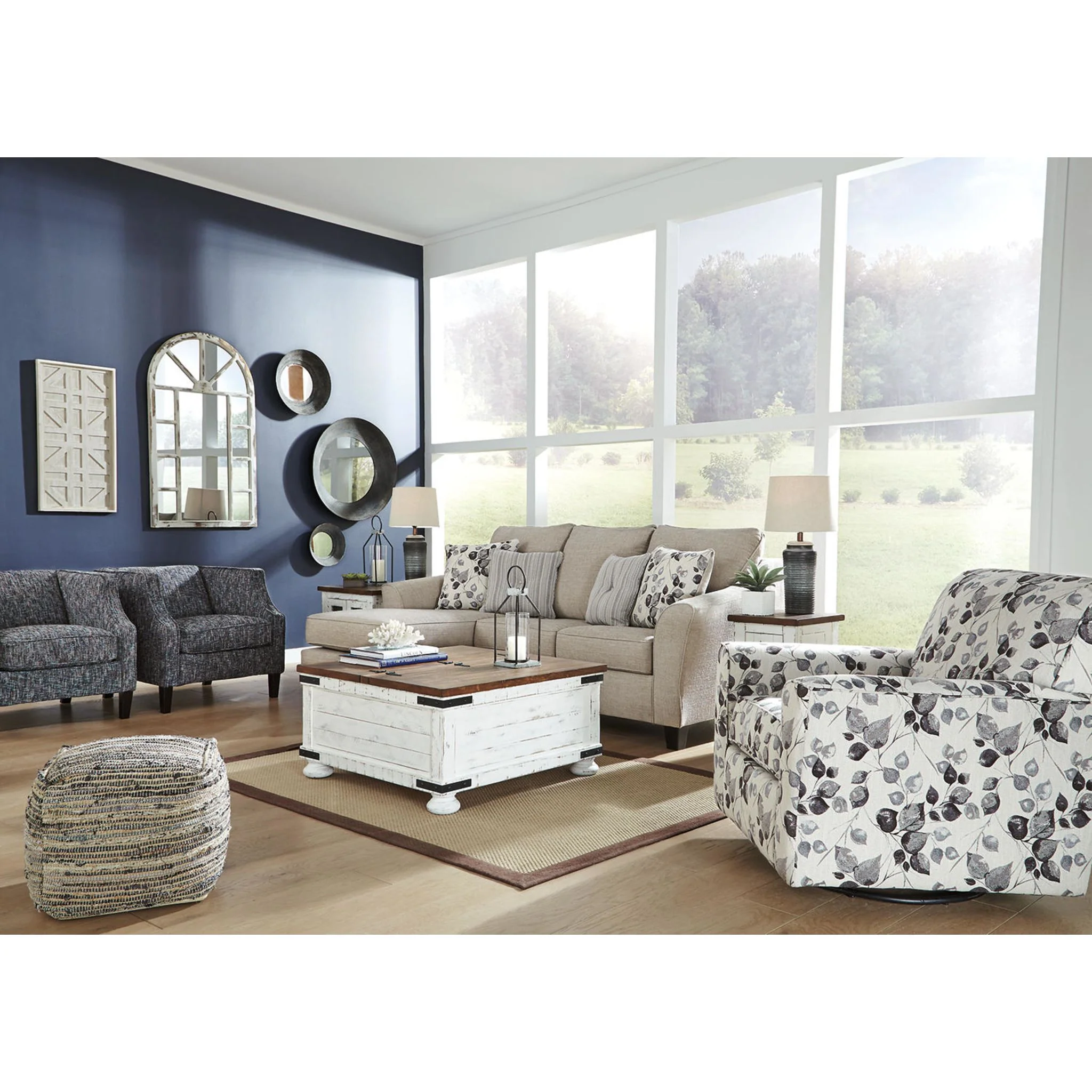 Abney Swivel Accent Chair - Image 7