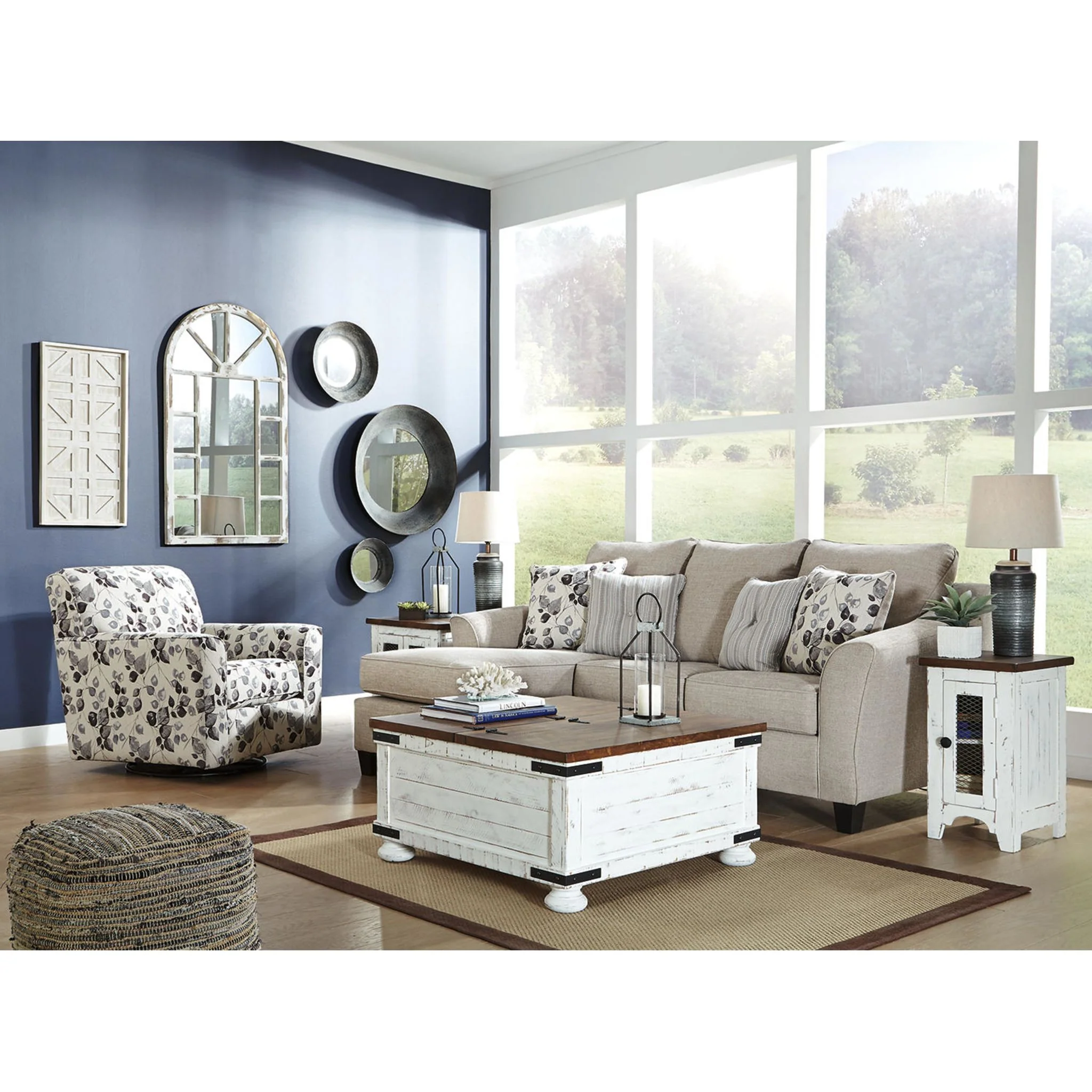 Abney Swivel Accent Chair - Image 8