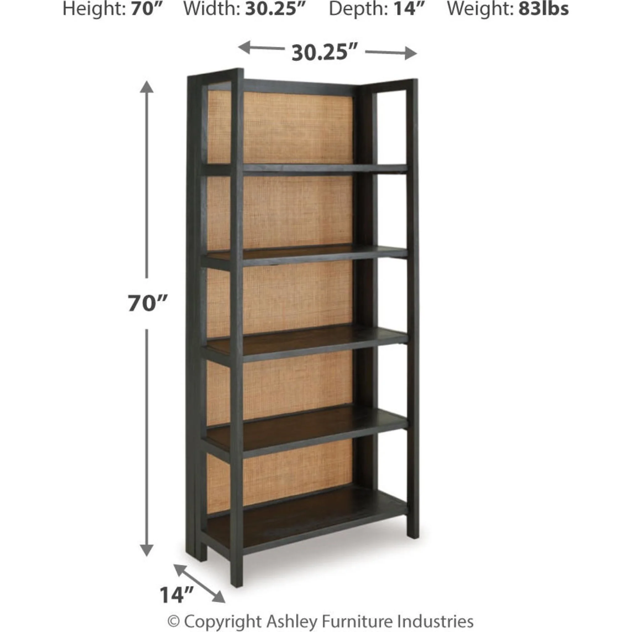Abyard Bookcase - Image 3