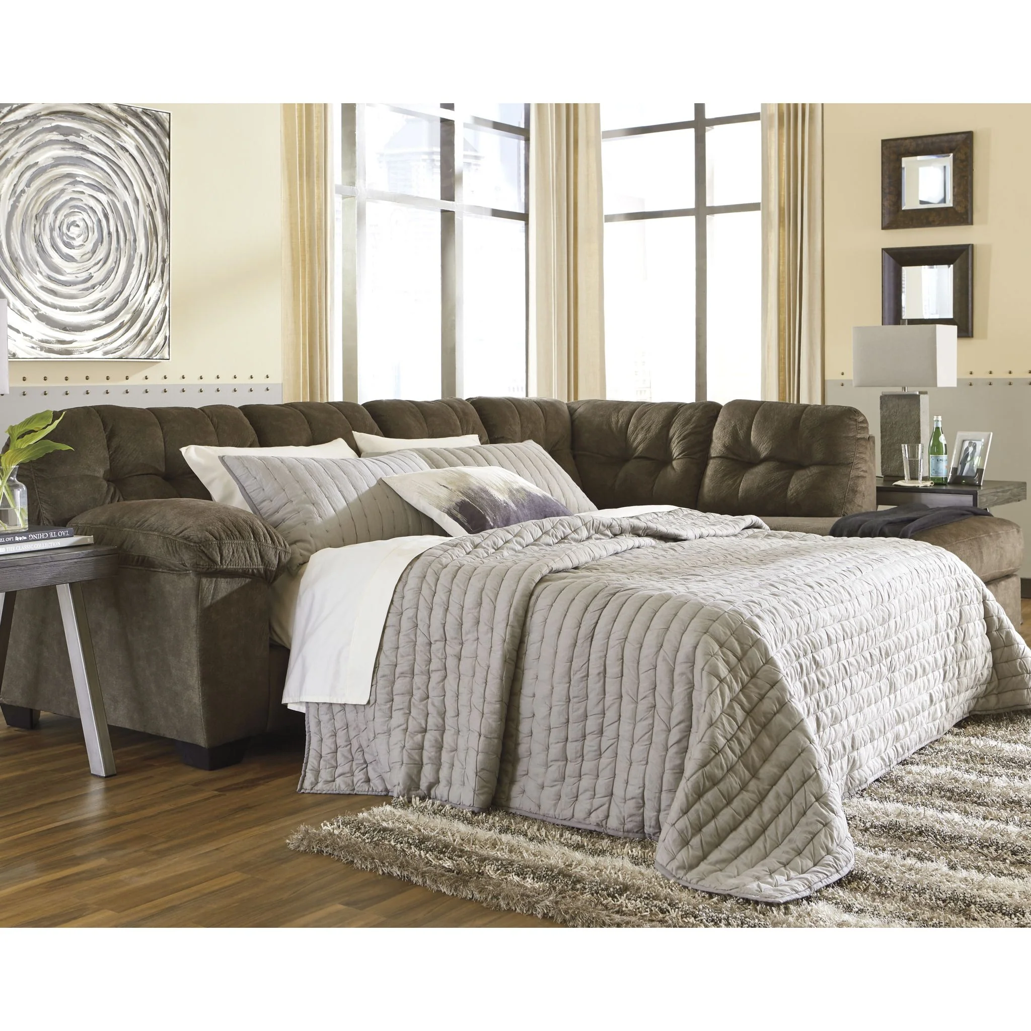 Accrington 2 Piece Sectional Sleeper - Image 2