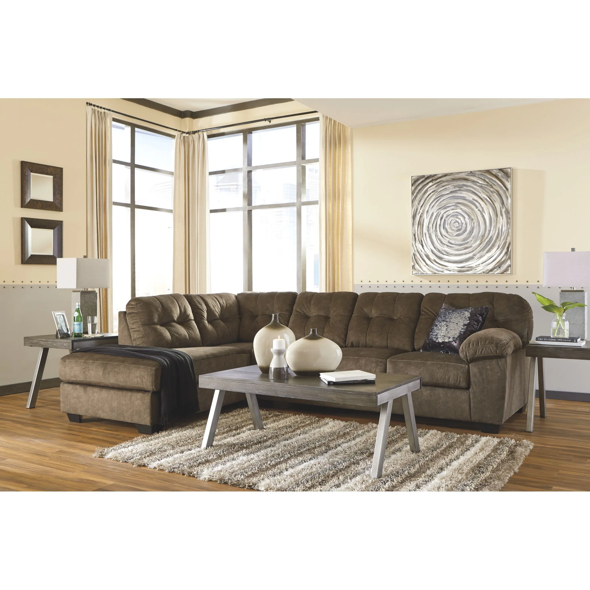 Accrington 2 Piece Sleeper Sectional with Chaise - Image 3