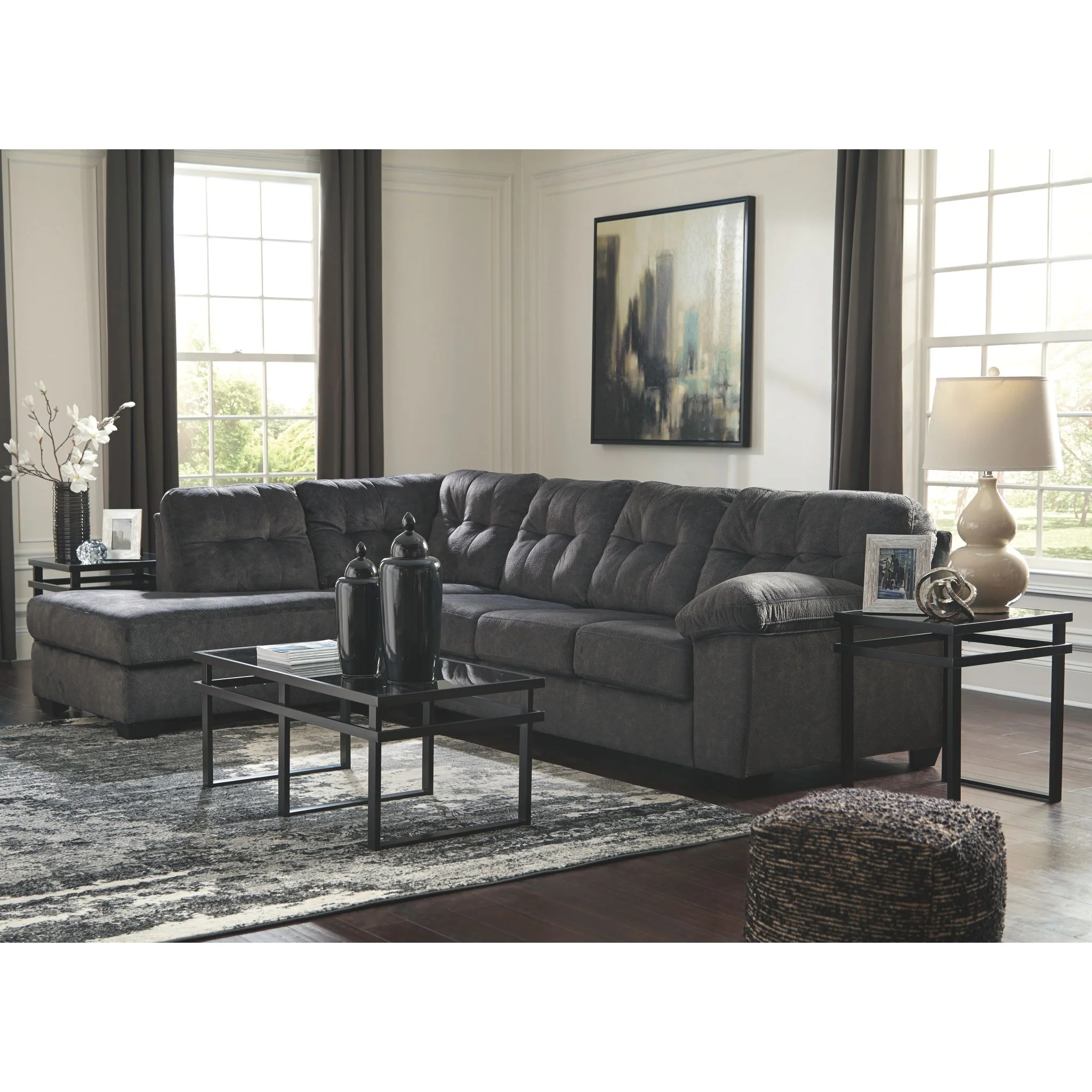 Accrington 2 Piece Sleeper Sectional with Chaise - Image 5