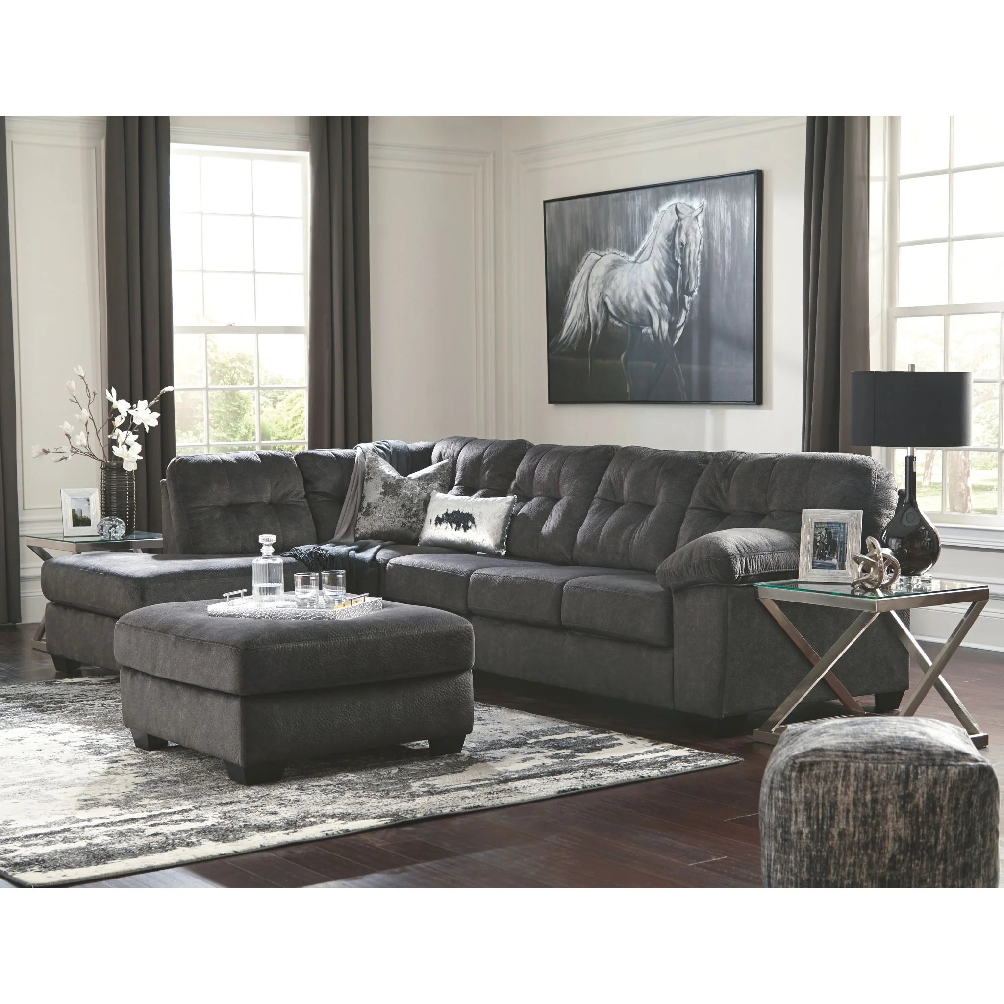 Accrington 2 Piece Sleeper Sectional with Chaise - Image 6