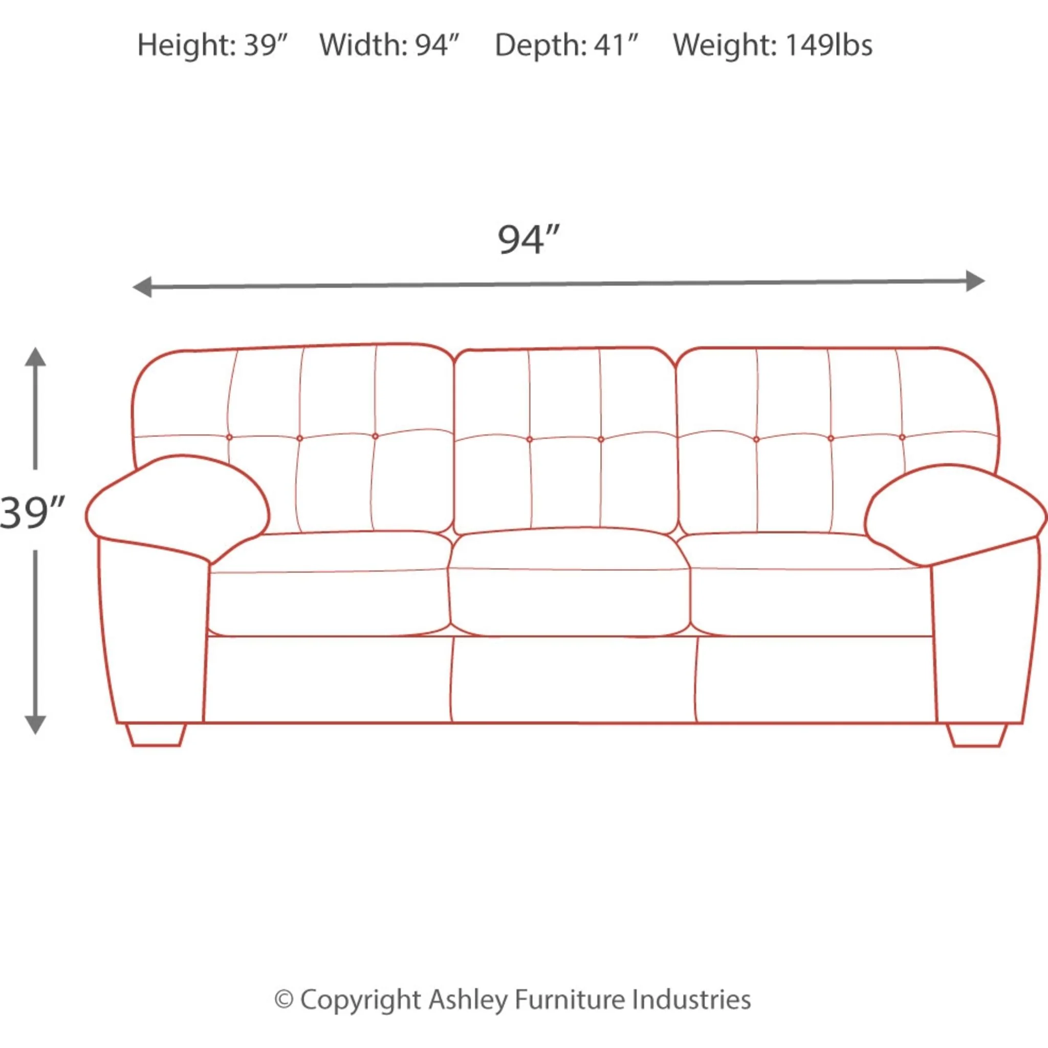 Accrington Sofa - Image 4