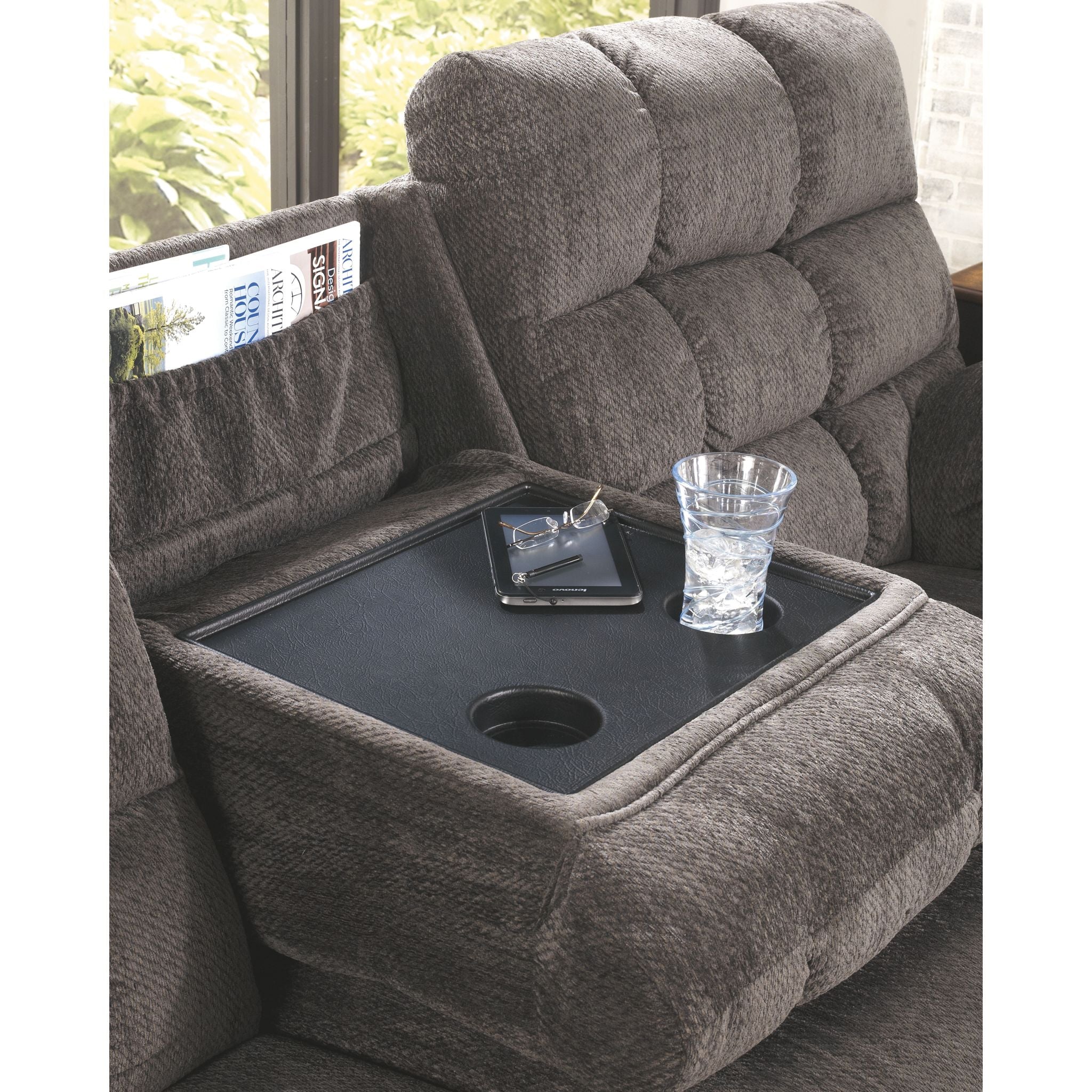 Acieona 3 Piece Reclining Sectional - Image 4