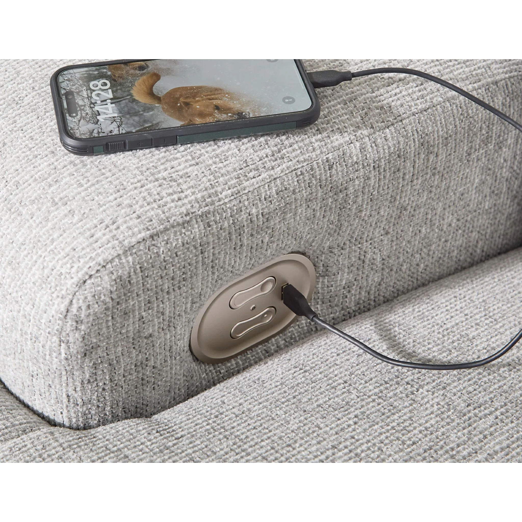 Acklen Place 3 Piece Power Reclining Sectional with Chaise - Image 5