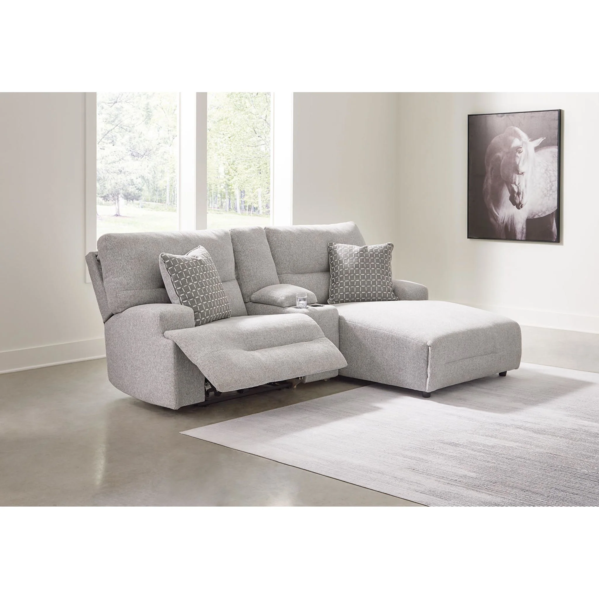 Acklen Place 3 Piece Power Reclining Sectional with Chaise - Image 2
