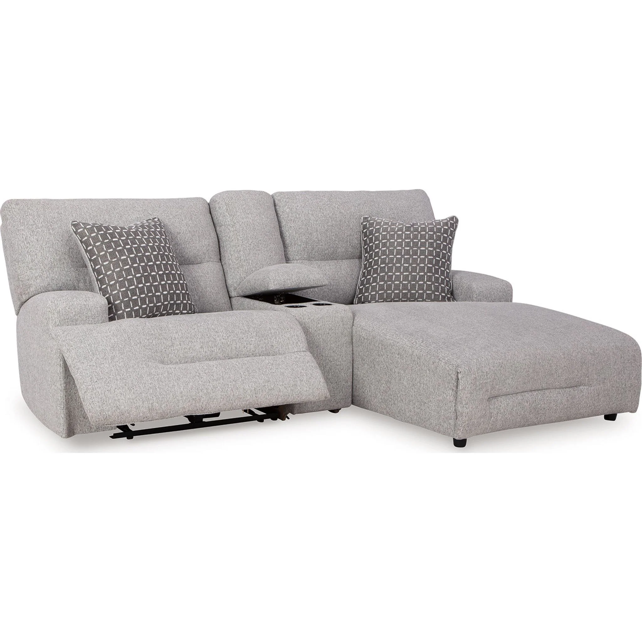 Acklen Place 3 Piece Power Reclining Sectional with Chaise - Image 5