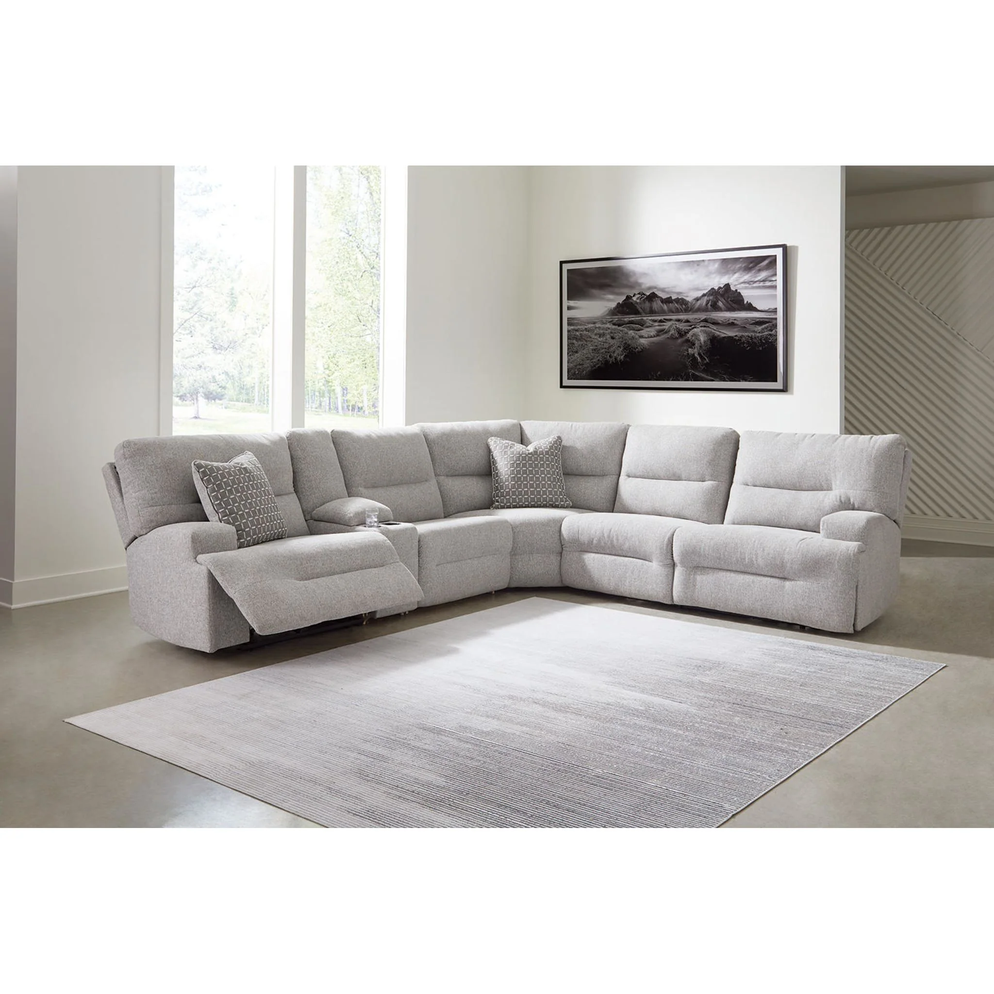 Acklen Place 6 Piece Power Reclining Sectional - Image 2