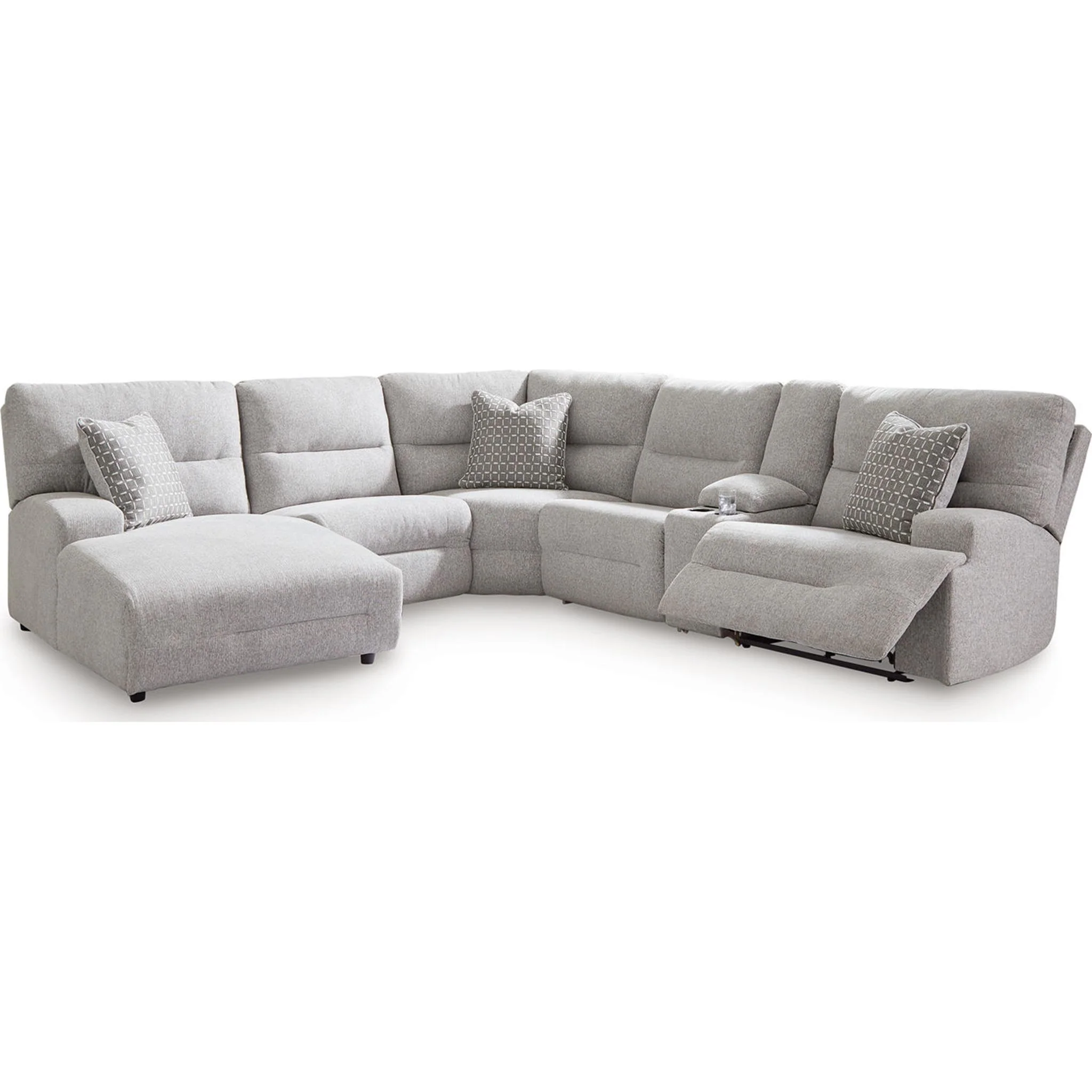 Acklen Place 6 Piece Power Reclining Sectional with Chaise - Image 5