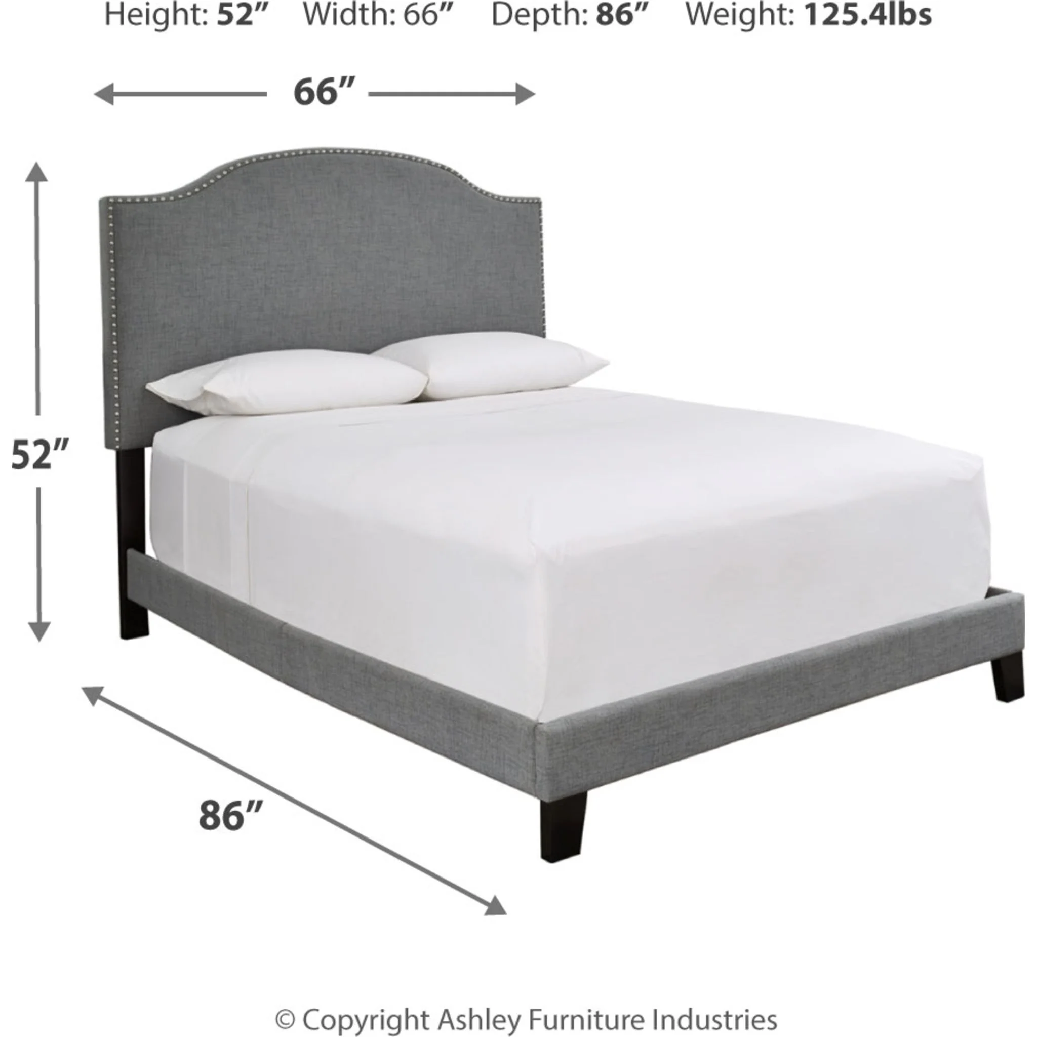 Adelloni 3 Piece Upholstered Bed - Image 4