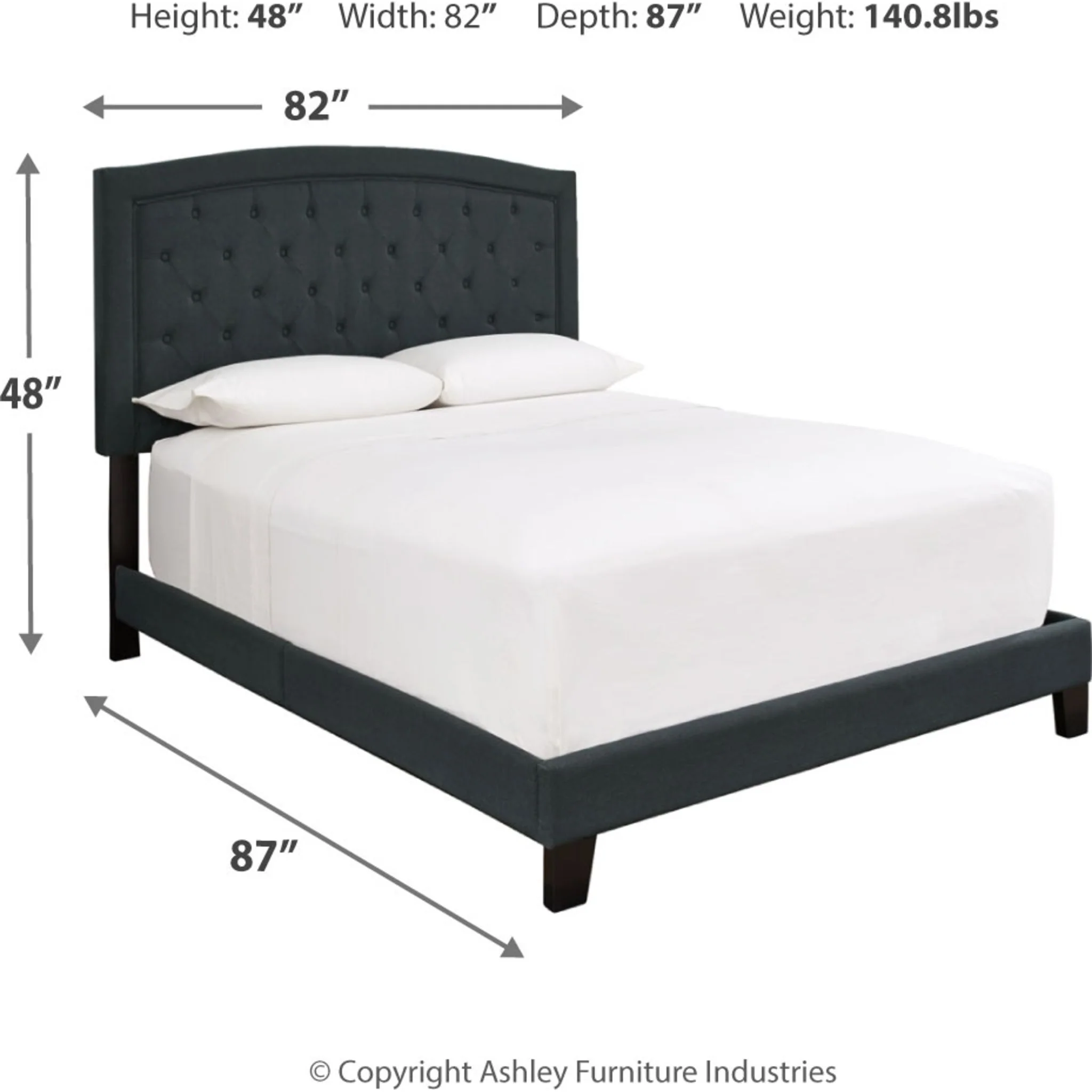Adelloni 3 Piece King Upholstered Bed - Image 4
