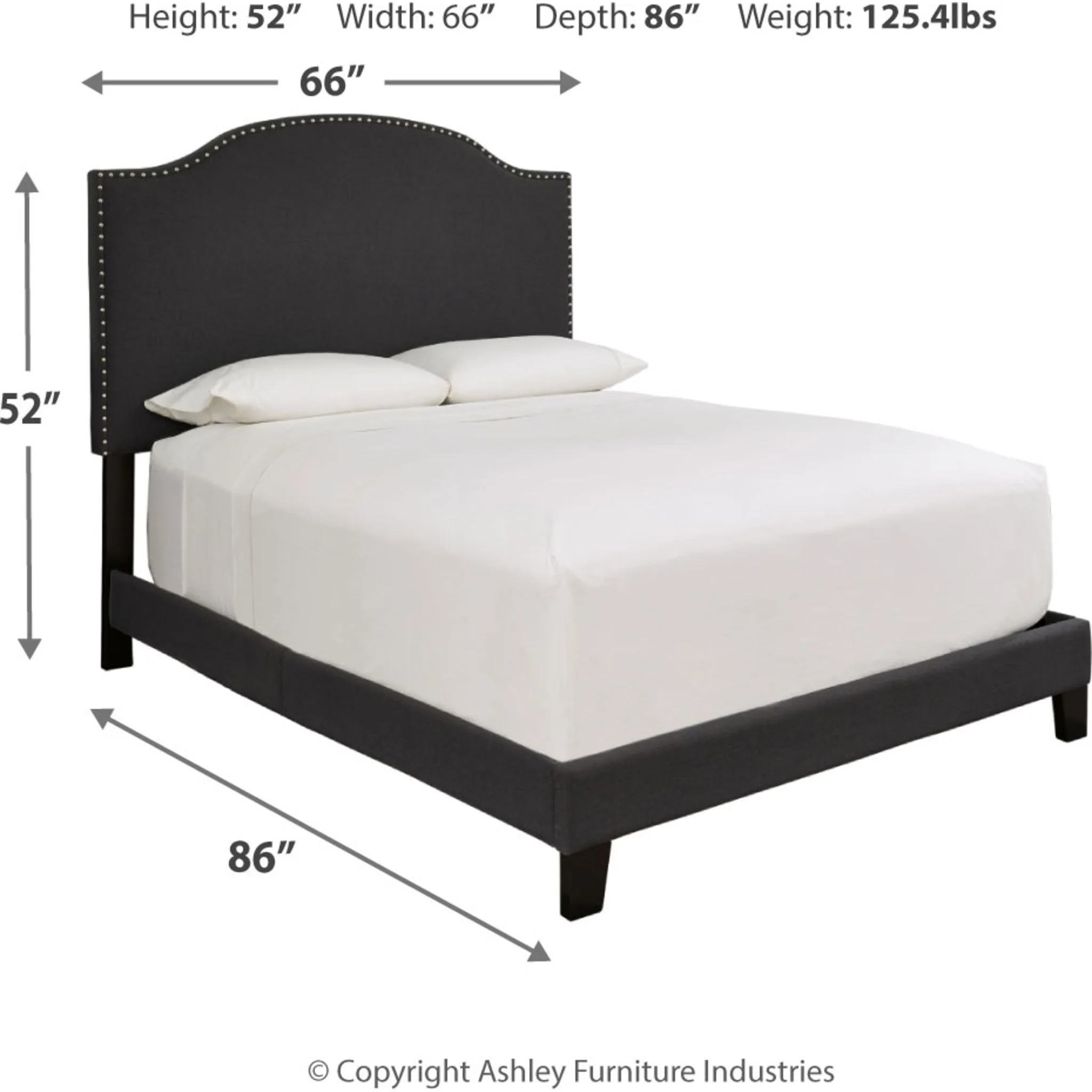 Adelloni 3 Piece Upholstered Bed - Image 4