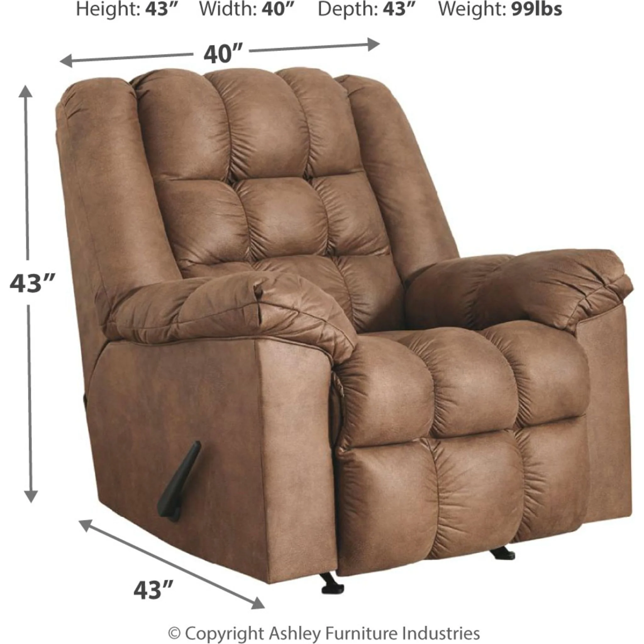 Adrano Rocker Recliner - Image 4