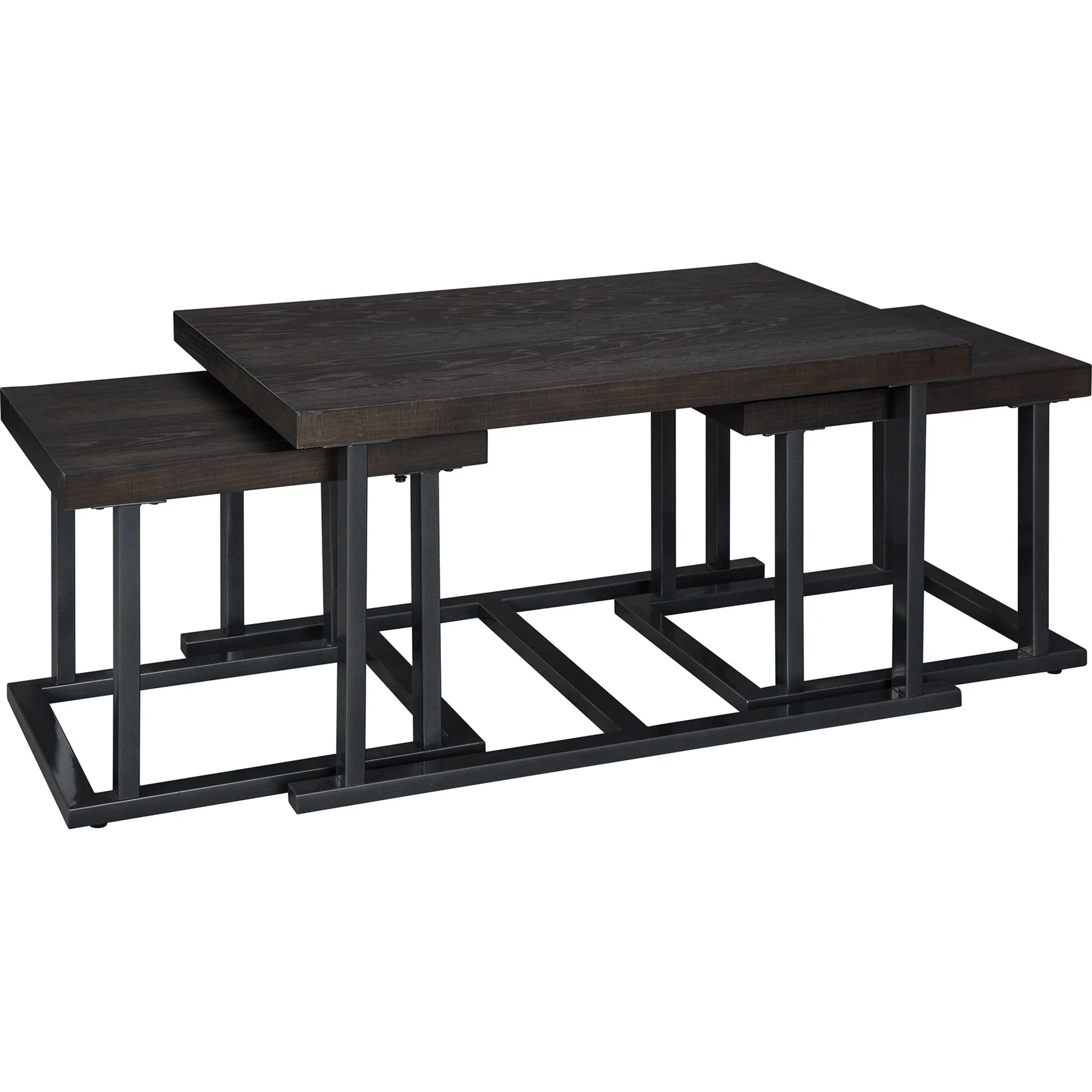 Airdon Cocktail Table with 2 Stools - Image 5