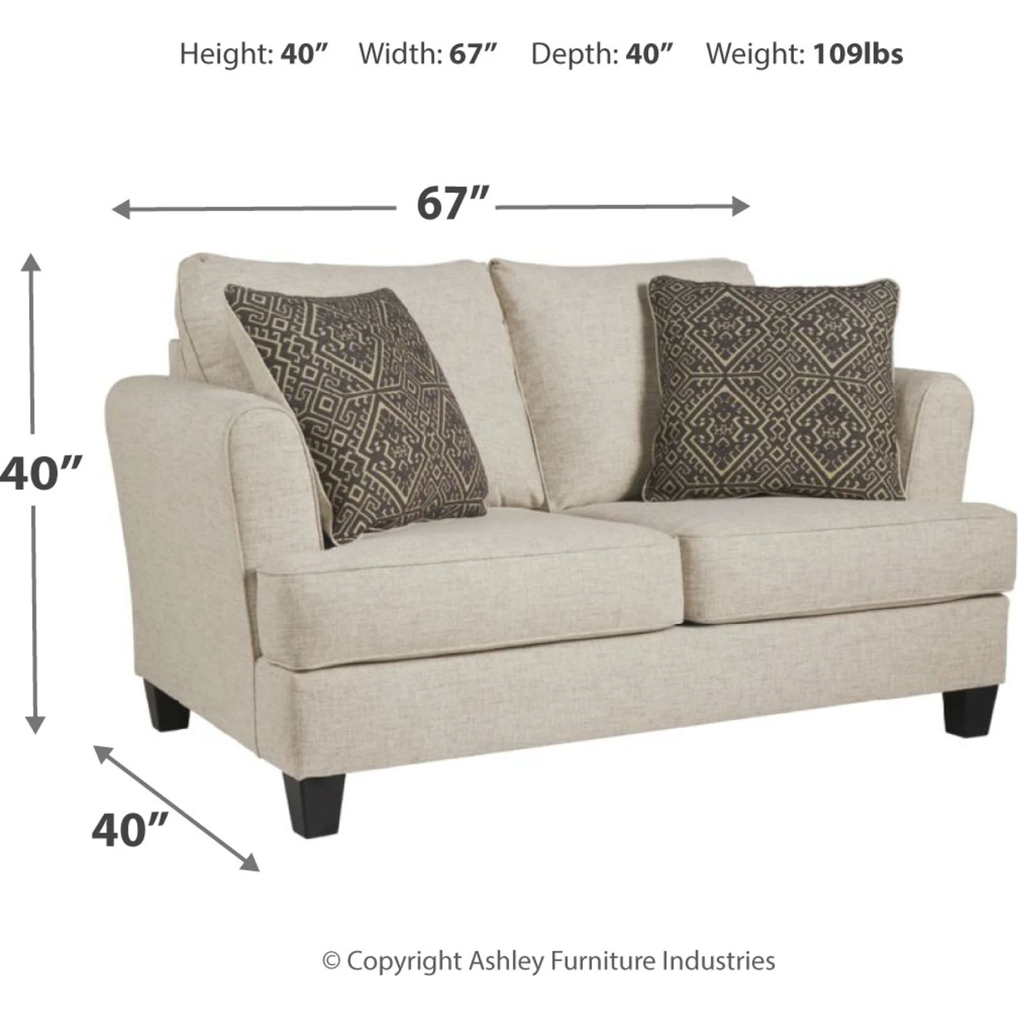 Alcona-Exclusive Loveseat - Image 4