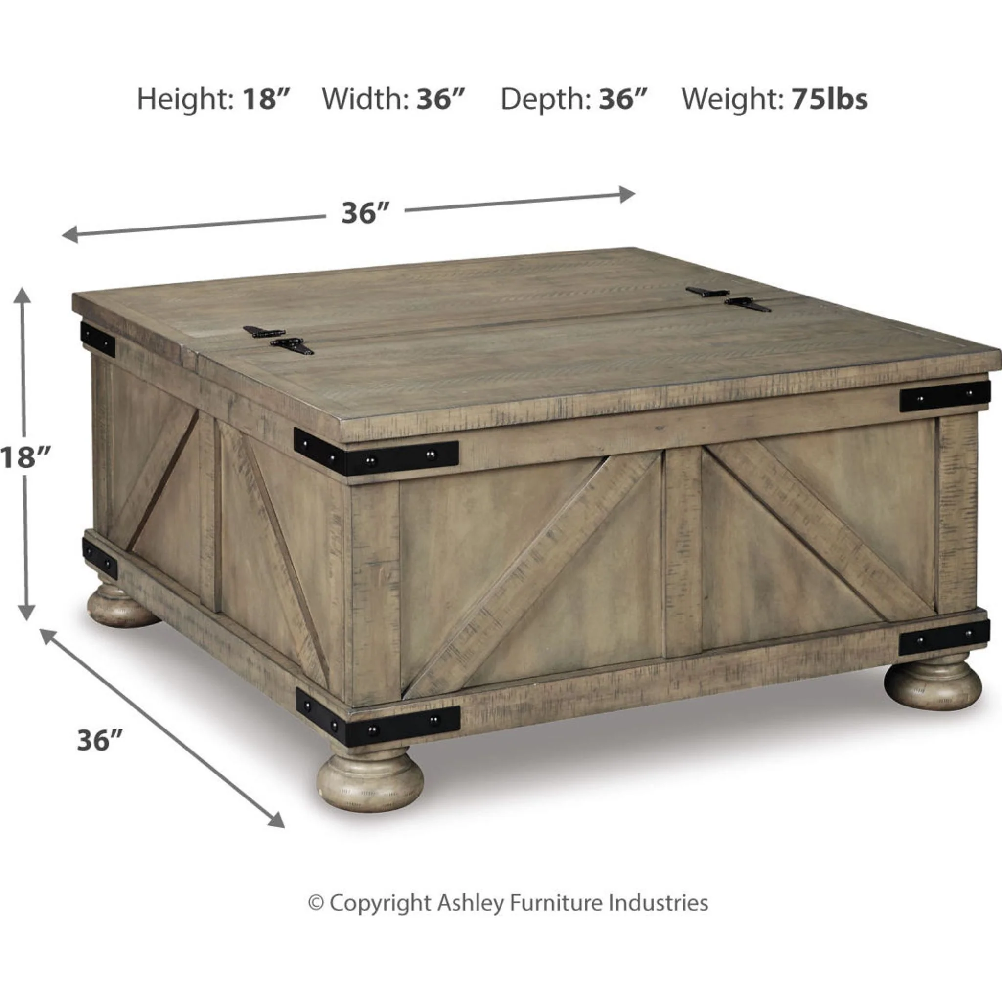 Aldwin Coffee Table with Storage - Image 13