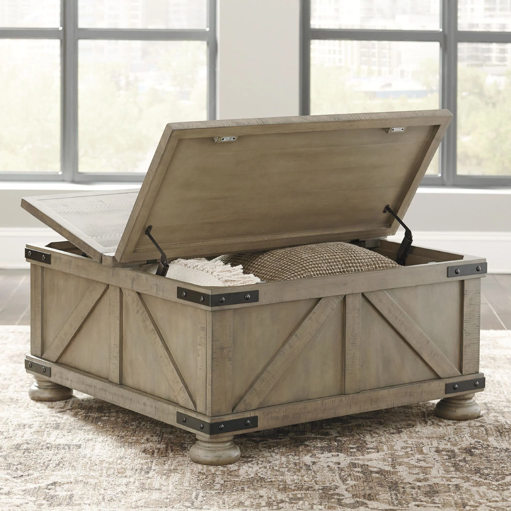 Aldwin Coffee Table with Storage - Image 20