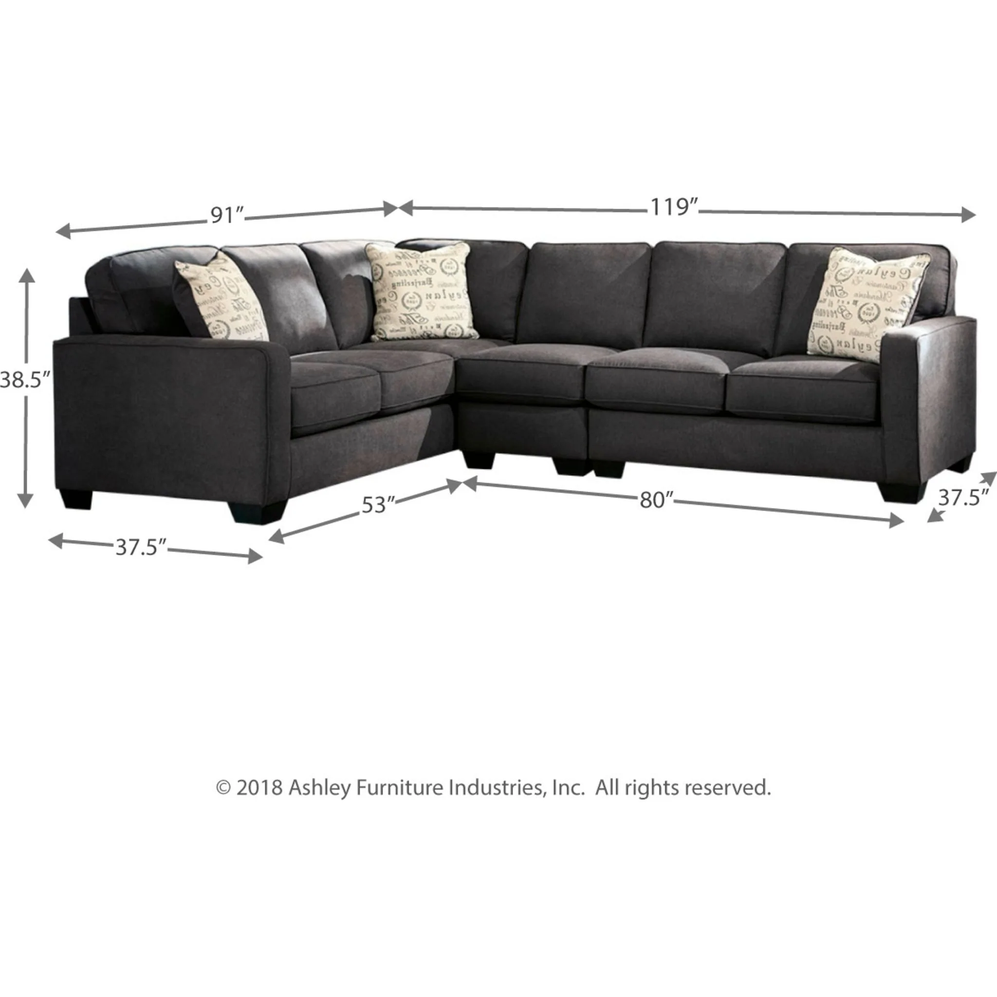 Alenya 3 Piece Sectional - Image 3