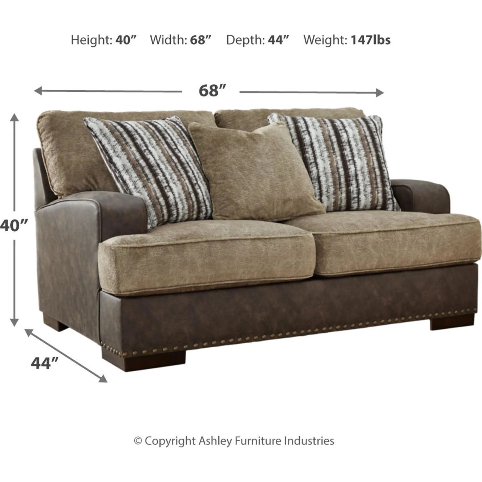 Alesbury Loveseat - Image 10