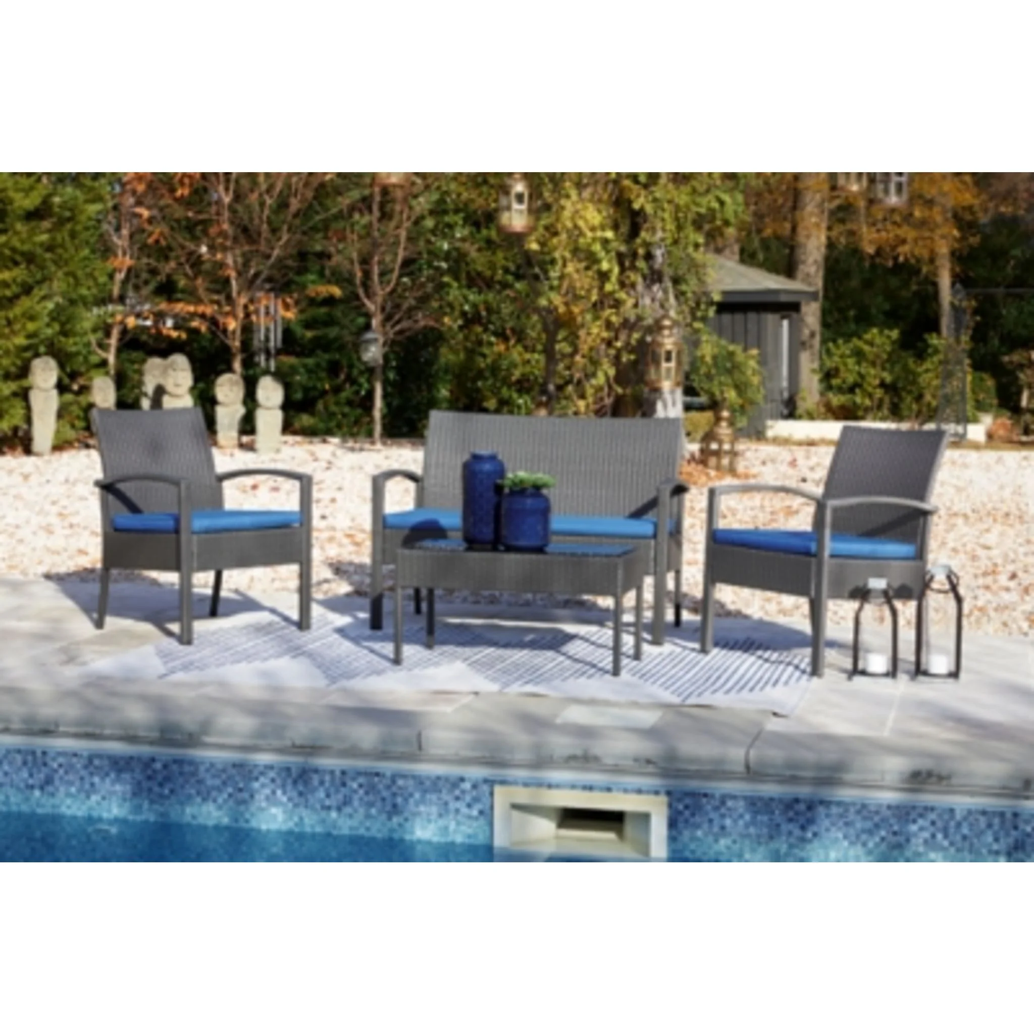 Outdoor Alina 4 Piece Outdoor Seating - Image 2