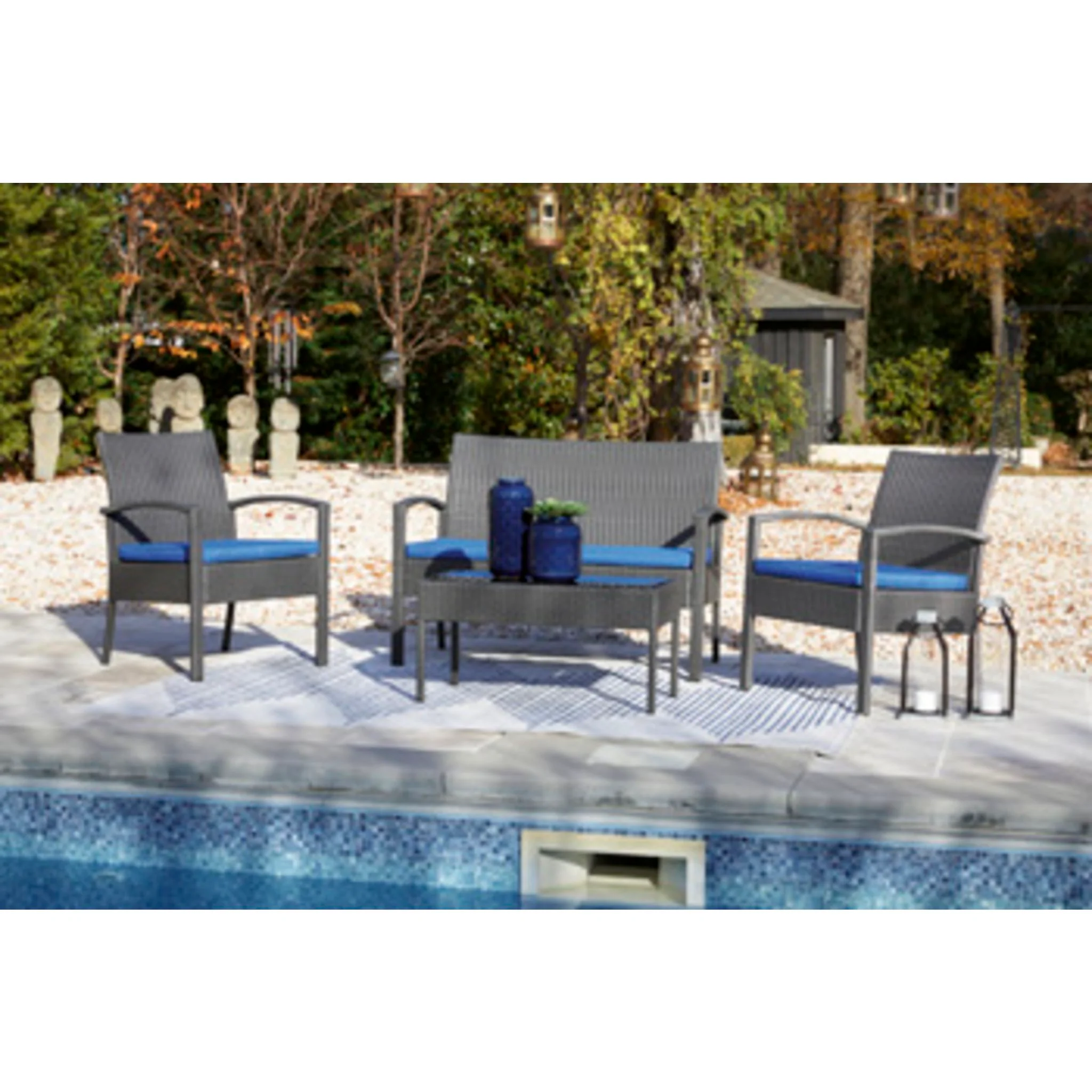 Outdoor Alina 4 Piece Outdoor Seating - Image 3