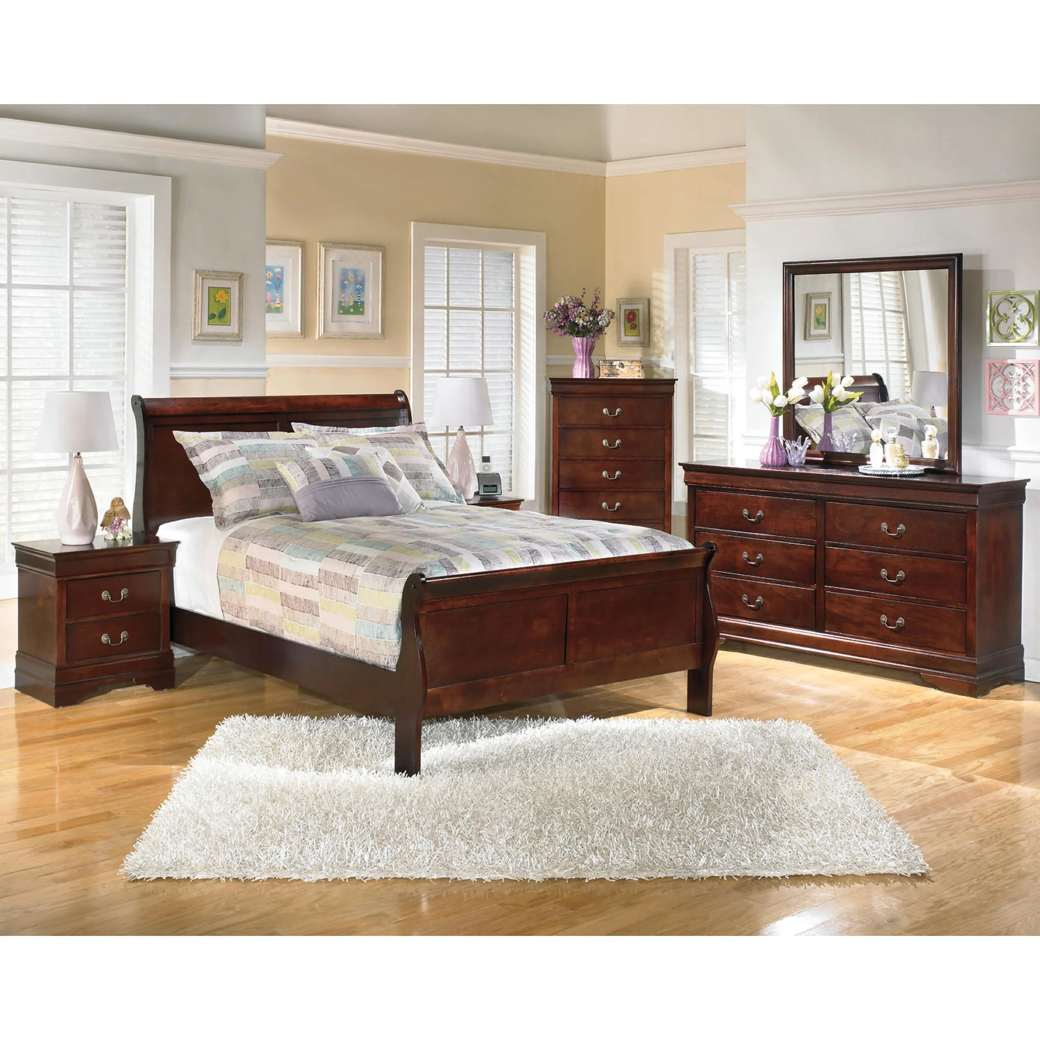 Alisdair 5 Piece Sleigh Bedroom - Image 21
