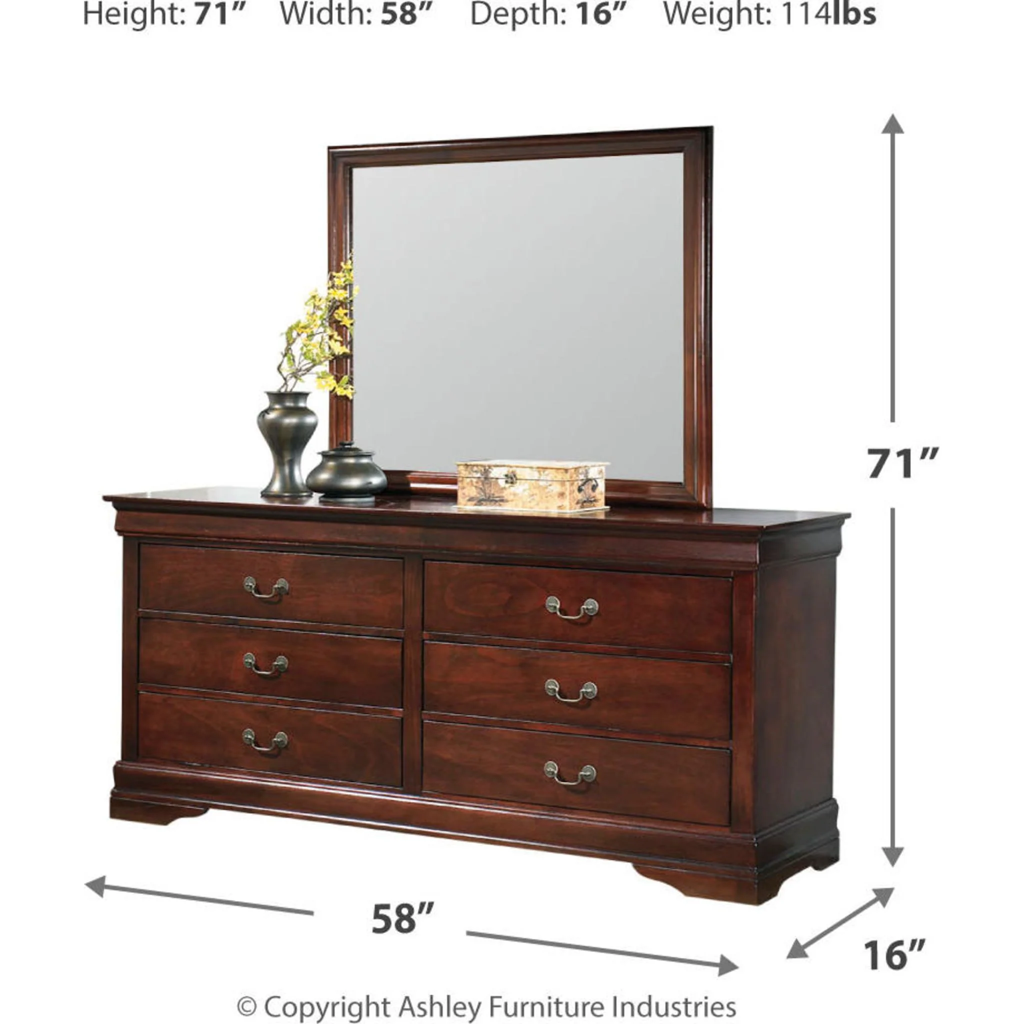 Alisdair 5 Piece Sleigh Bedroom - Image 24