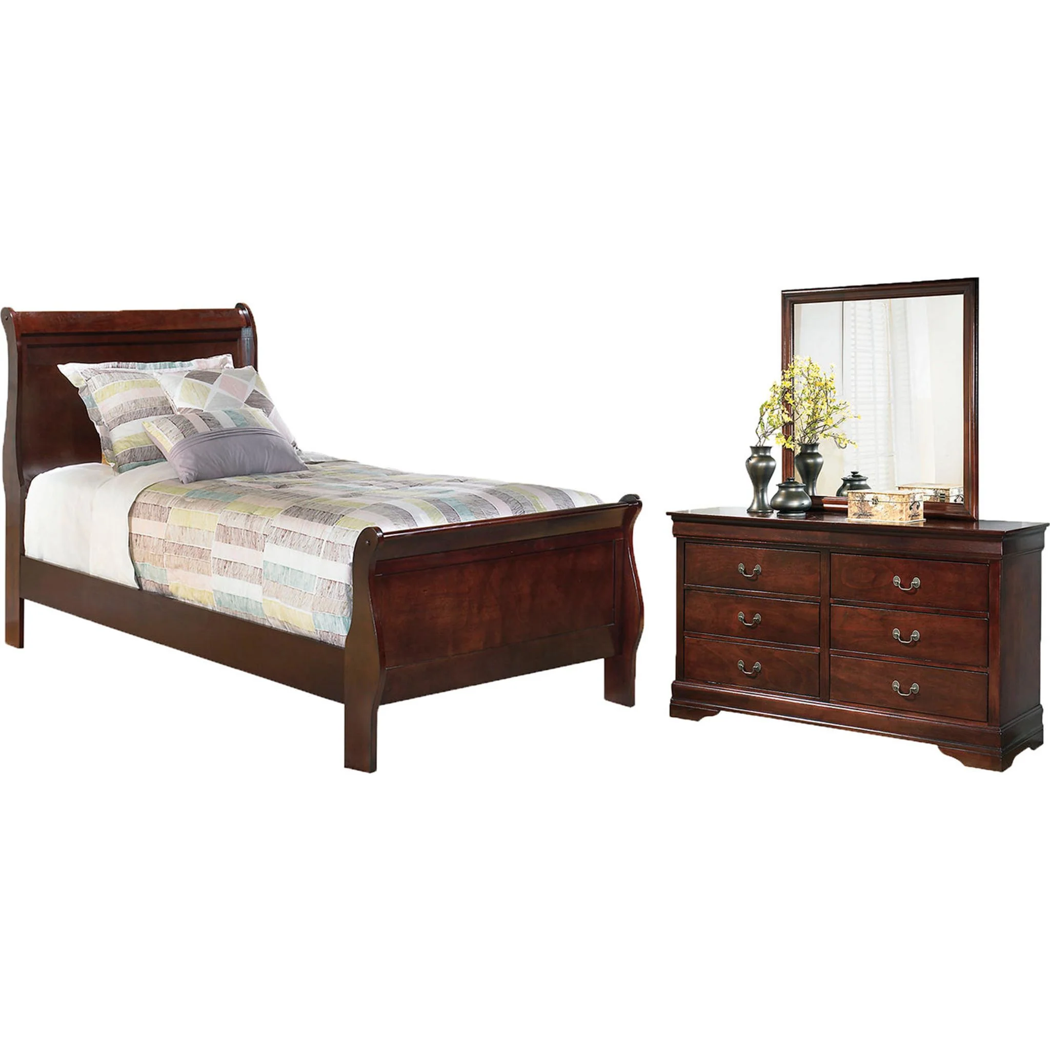 Alisdair 5 Piece Sleigh Bedroom - Image 8