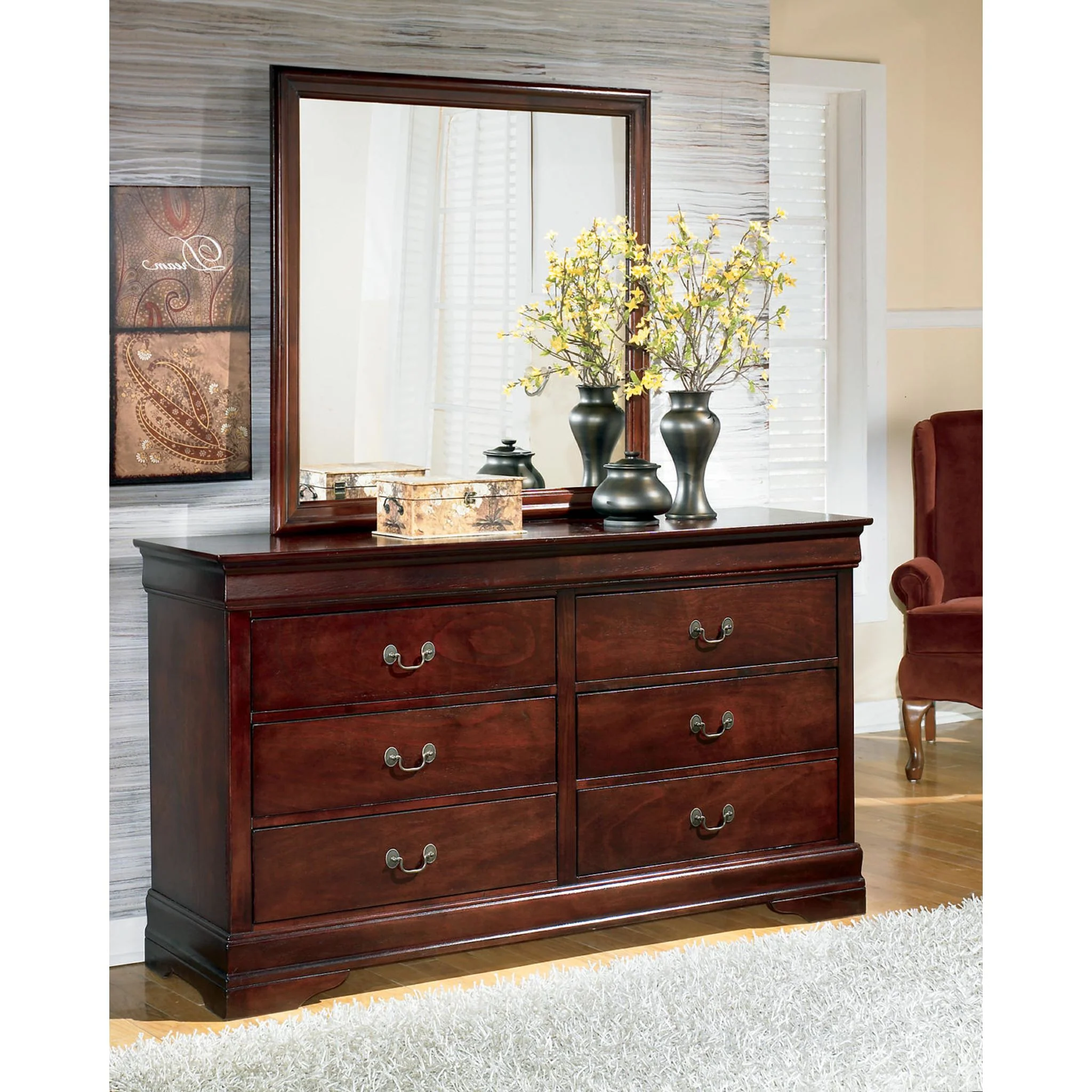 Alisdair 5 Piece Sleigh Bedroom - Image 16