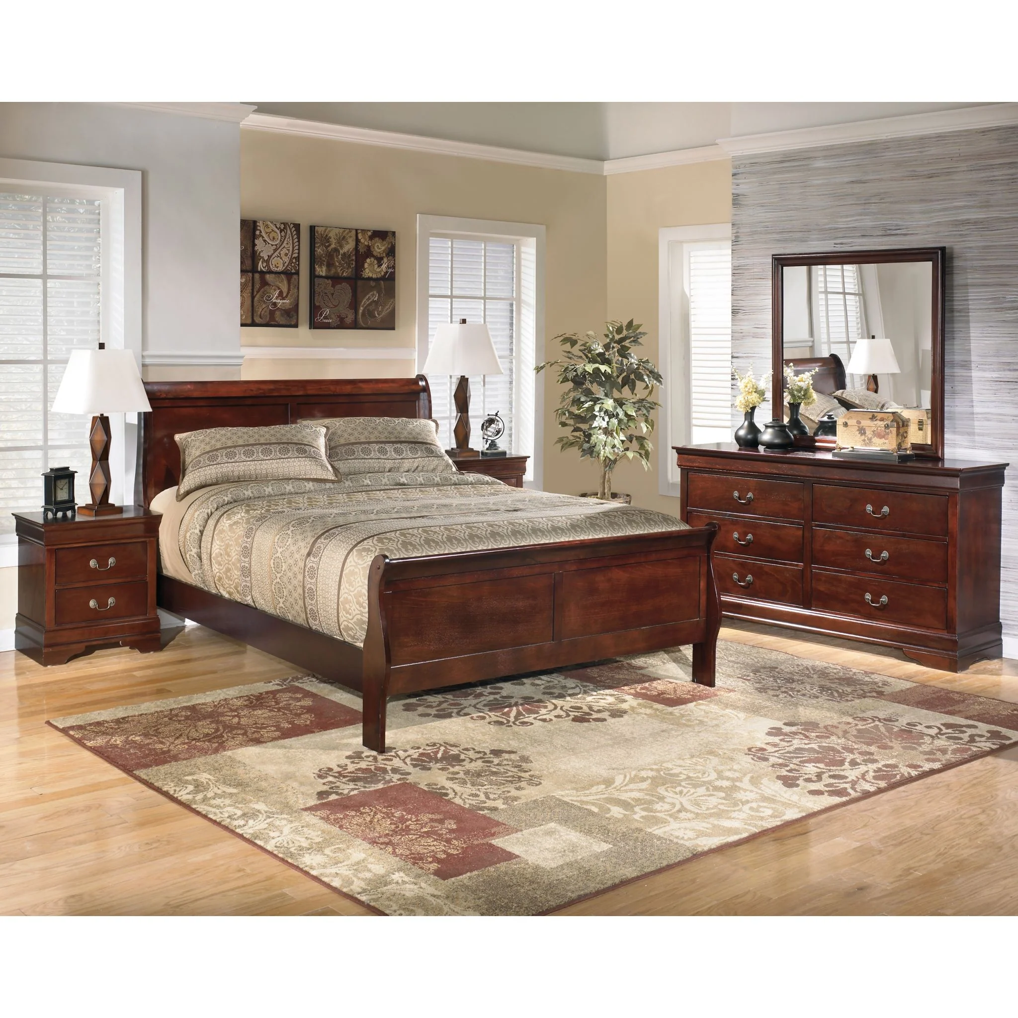 Alisdair 5 Piece Sleigh Bedroom - Image 2