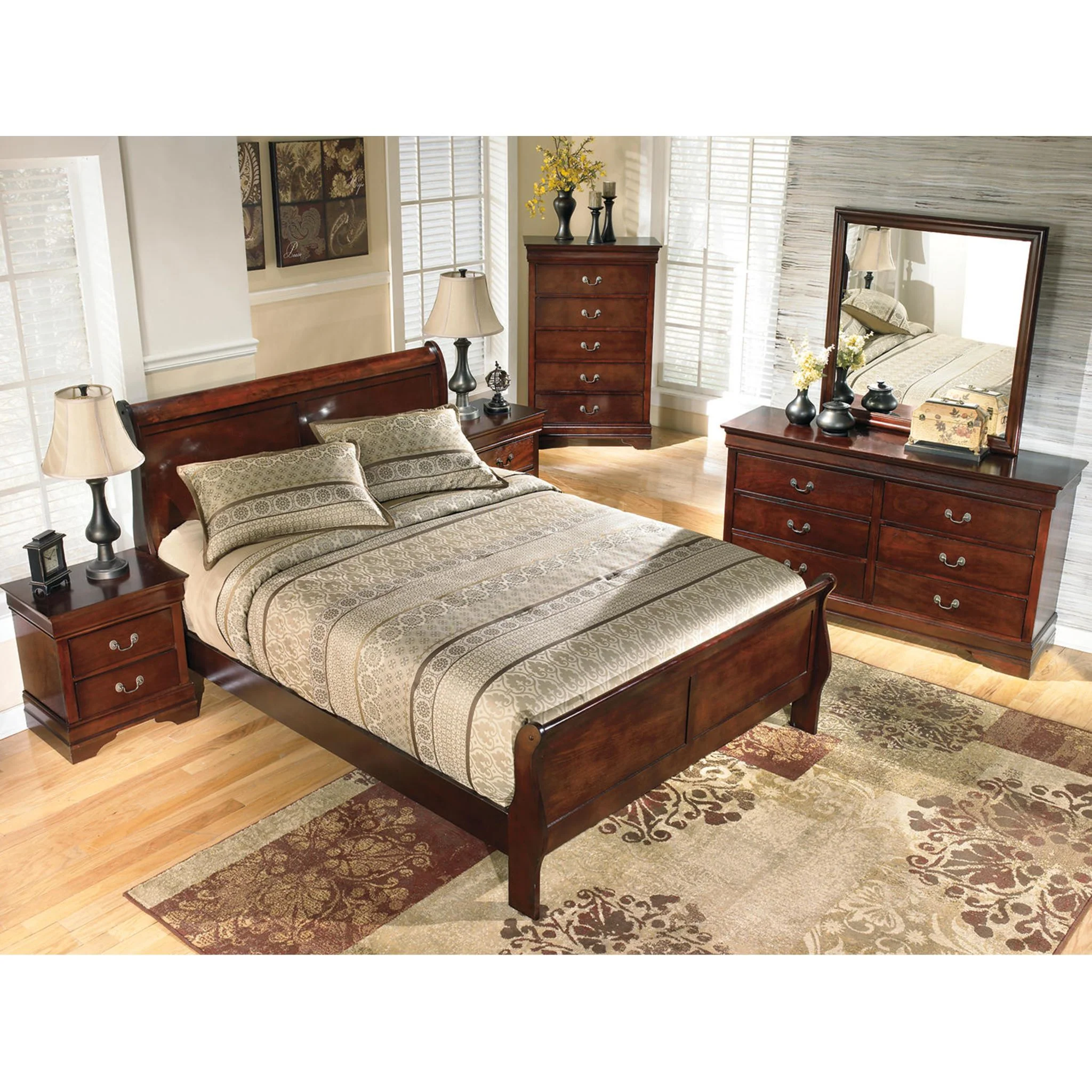 Alisdair 5 Piece Sleigh Bedroom - Image 24