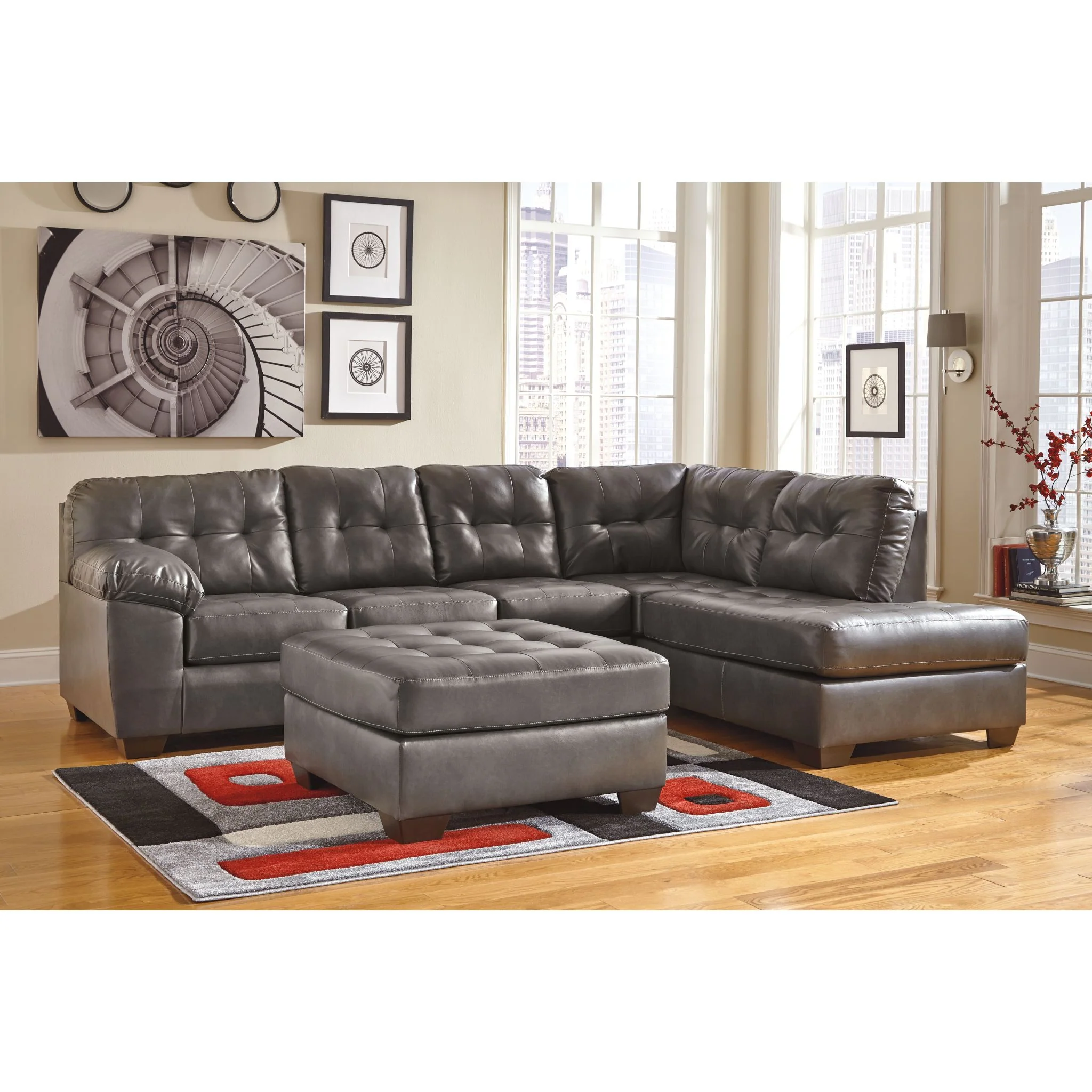 Alliston Oversized Accent Ottoman - Image 3
