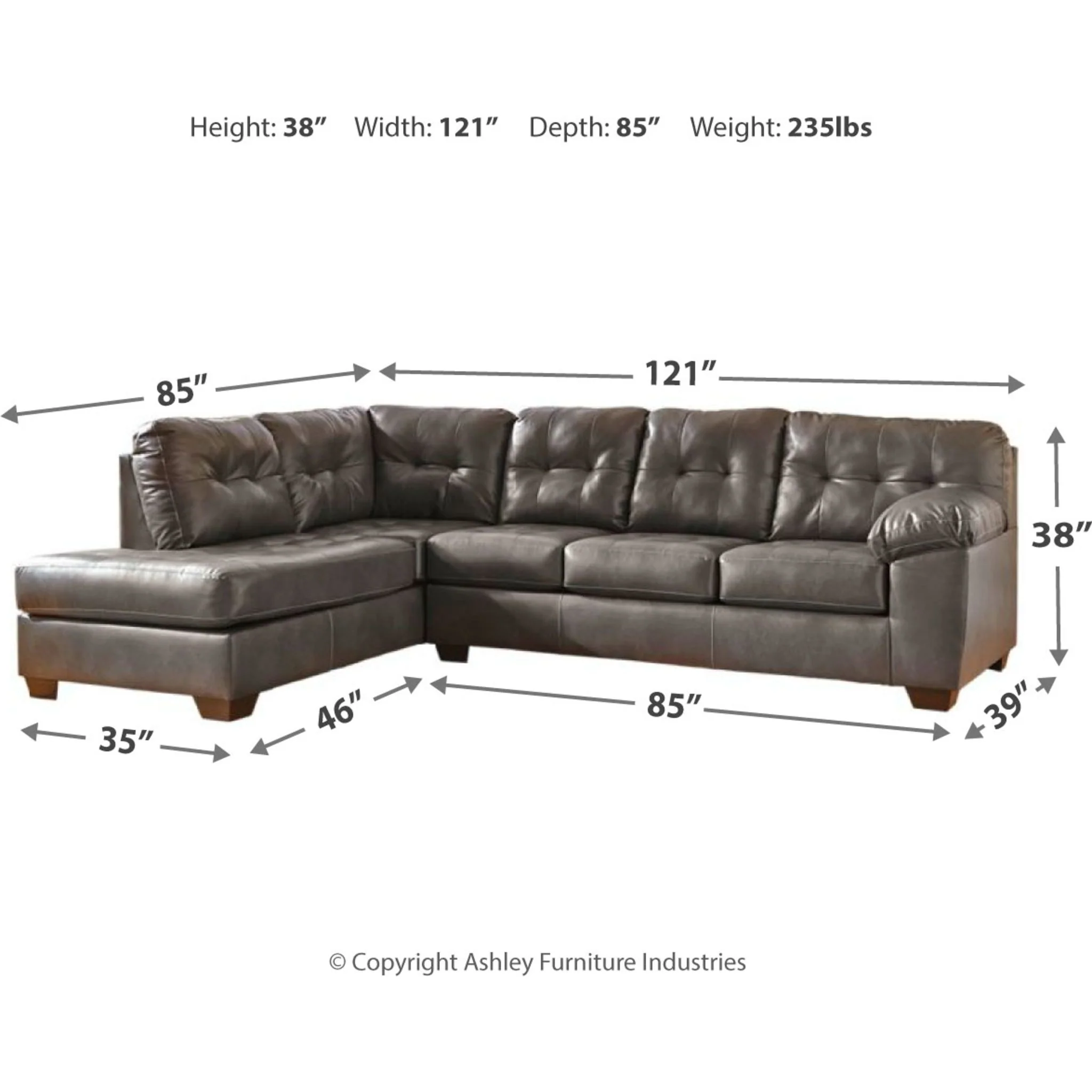 Alliston 2 Piece Sectional - Image 4