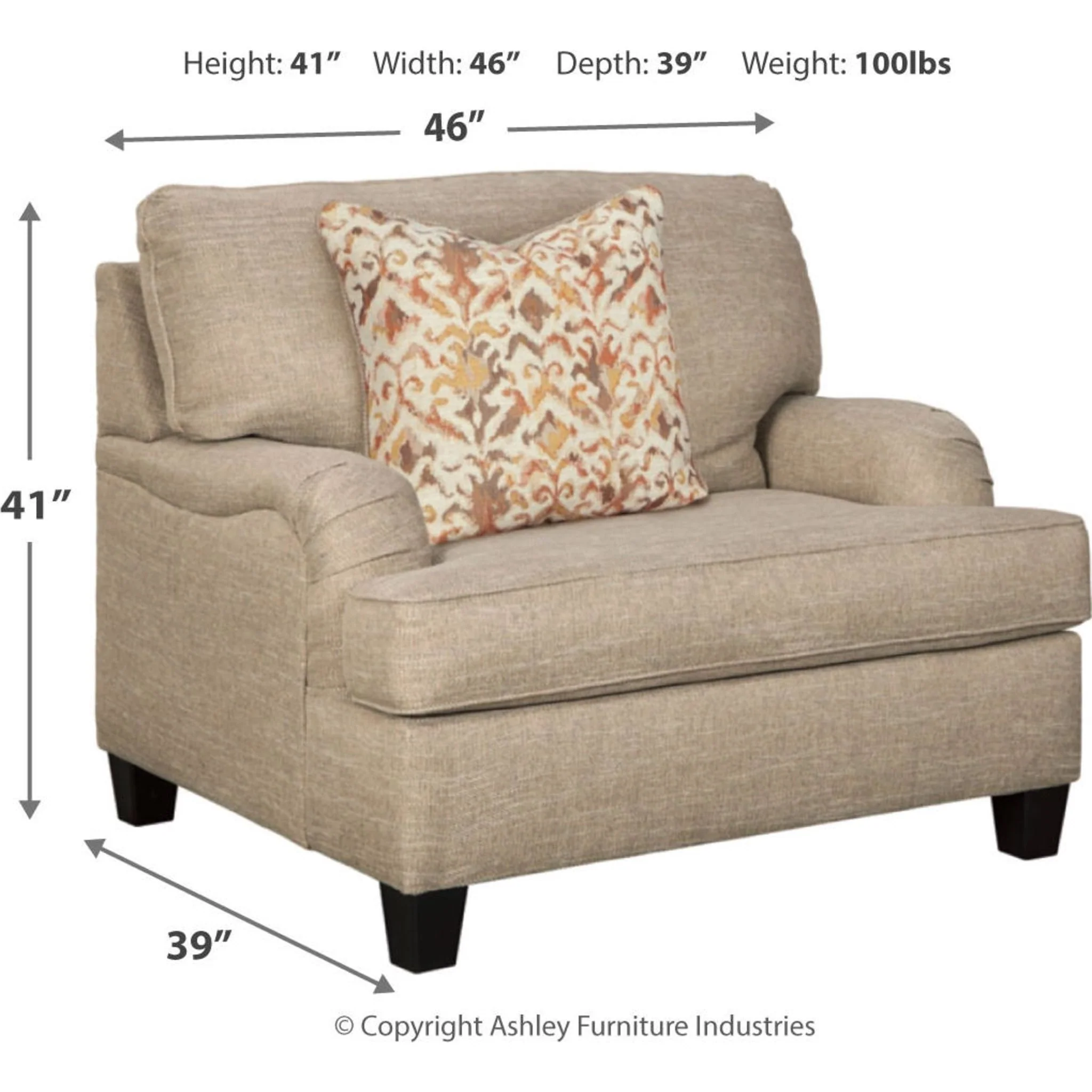Almanza Chair & a Half - Image 12