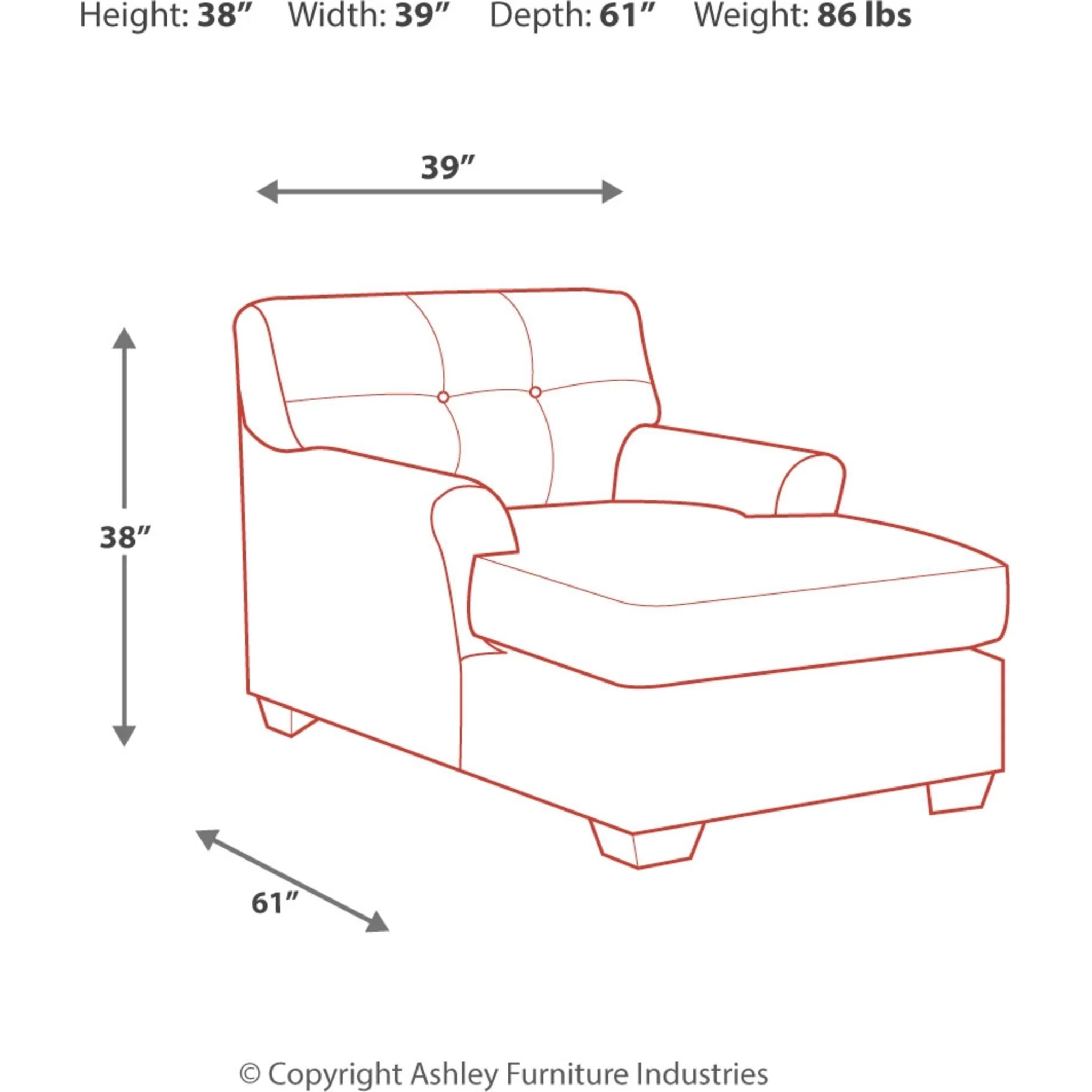 Alsen Chaise - Image 5