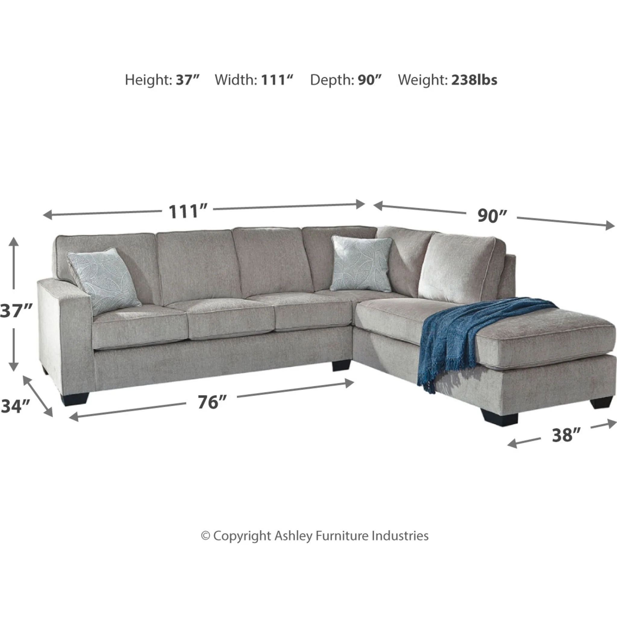 Altari 2 Piece Sectional - Image 20